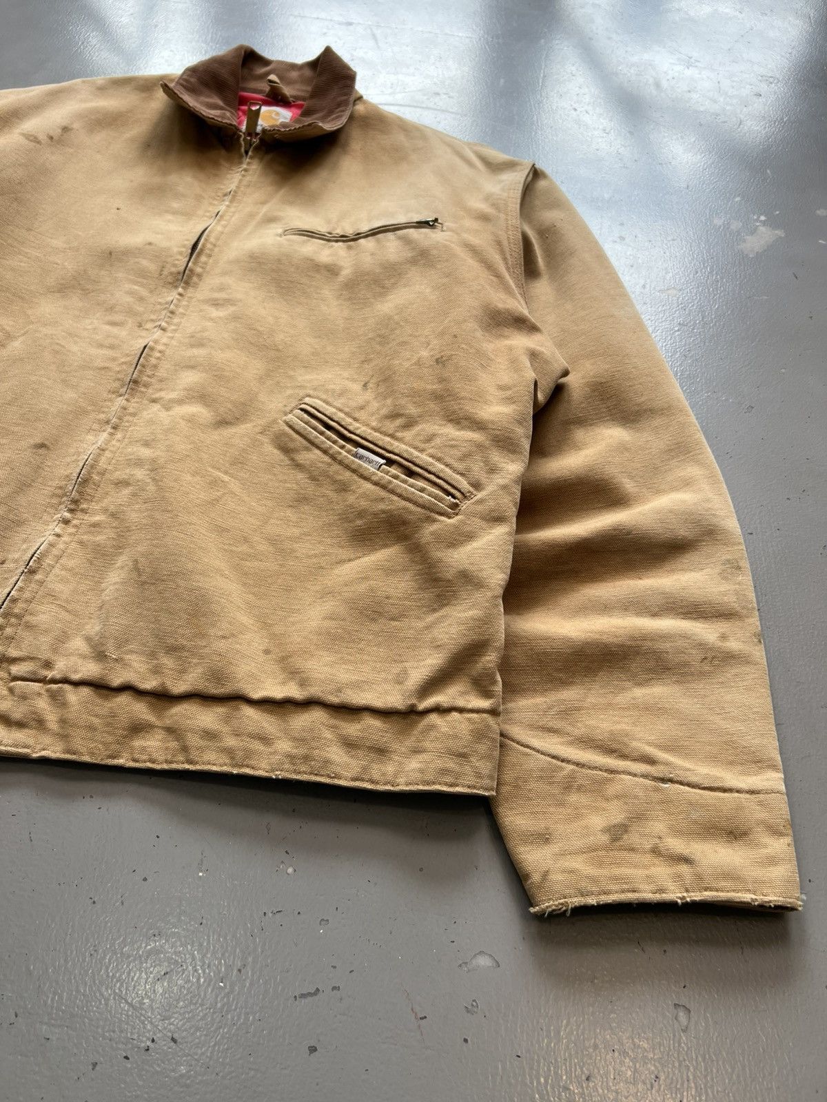 Carhartt × Vintage Dusty tan vintage carhartt quilted line Detroit - L Size US L / EU 52-54 / 3 - 2 Thumbnail