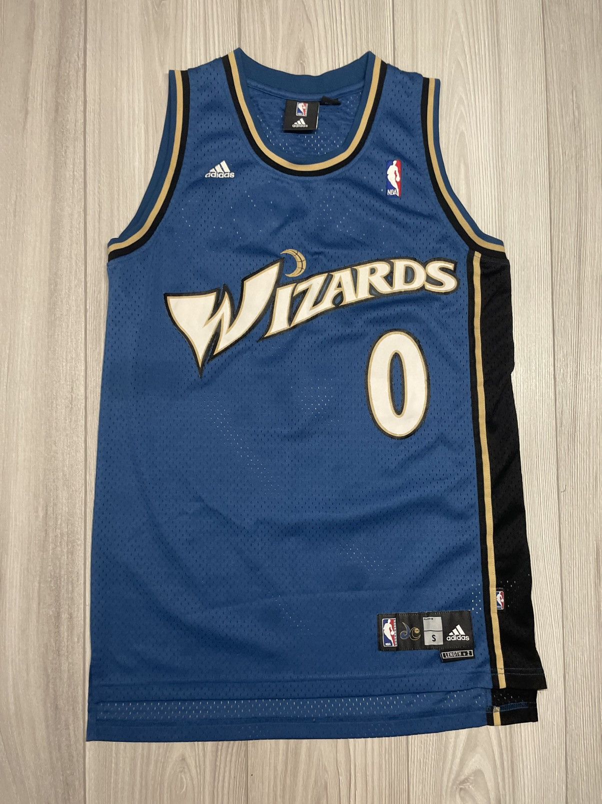 Adidas Vintage Adidas Washington Wizzards #0 Gilbert Arenas NBA Size US S / EU 44-46 / 1 - 4 Thumbnail