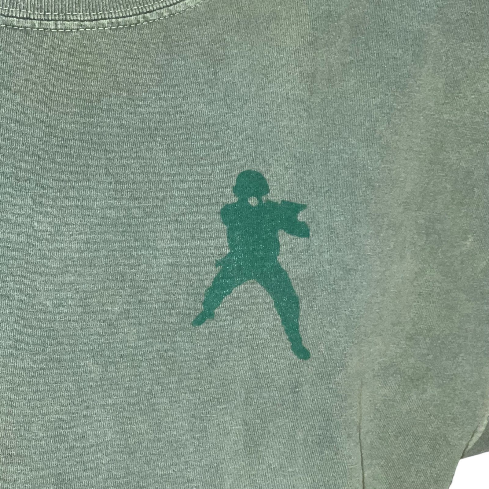 Vintage Vintage Tom Clancy’s Ghost Recon Ubisoft Green T-Shirt Mediu Size US M / EU 48-50 / 2 - 2 Thumbnail