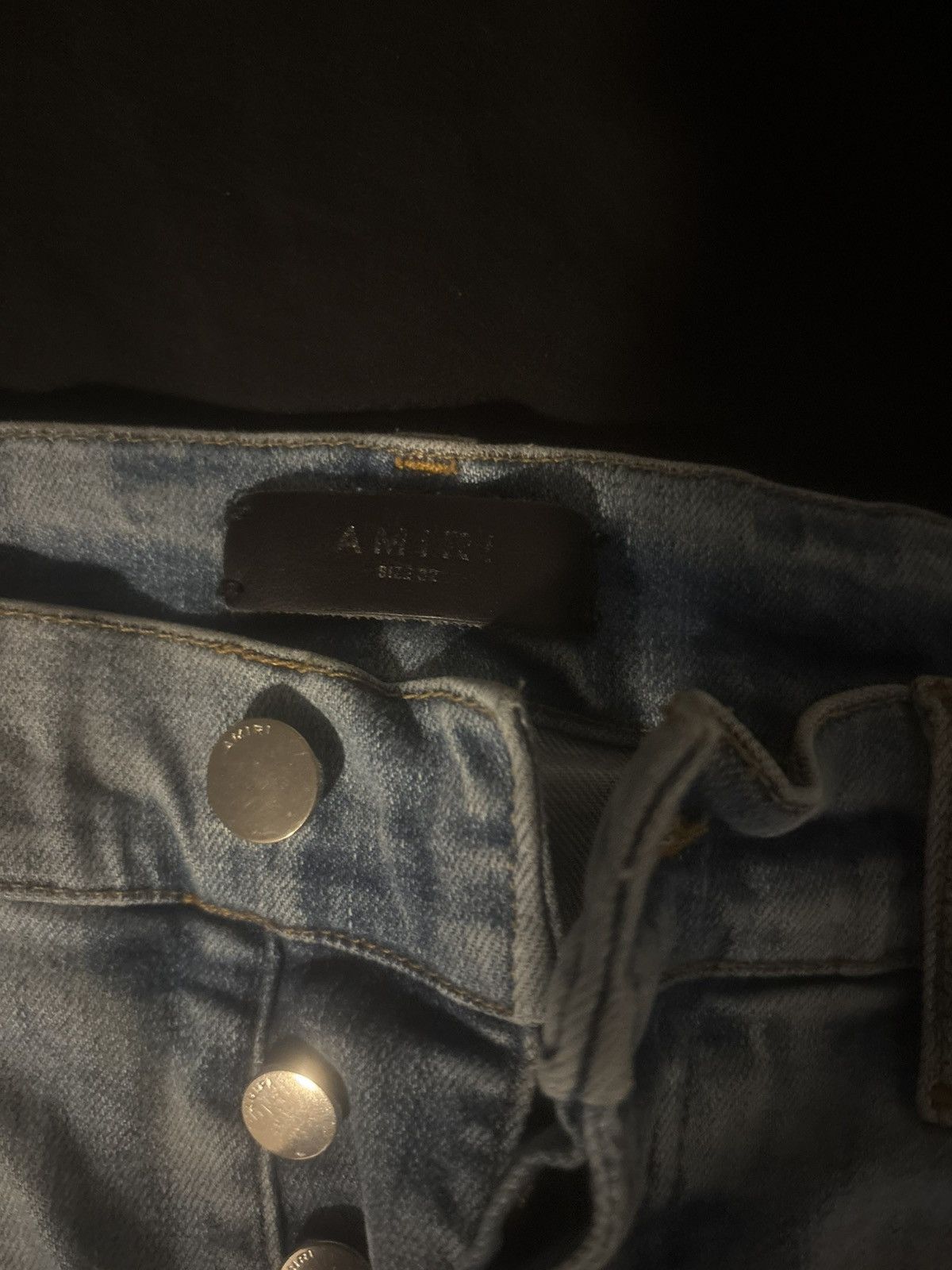Amiri Amiri Patch Denim Size US 32 / EU 48 - 2 Thumbnail