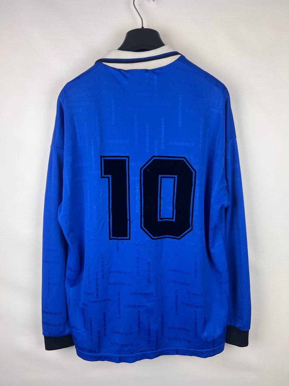 Other England F.A. CUP Shirt AXA 10 number 90s Jersey Umbro XL Size US XL / EU 56 / 4 - 2 Thumbnail