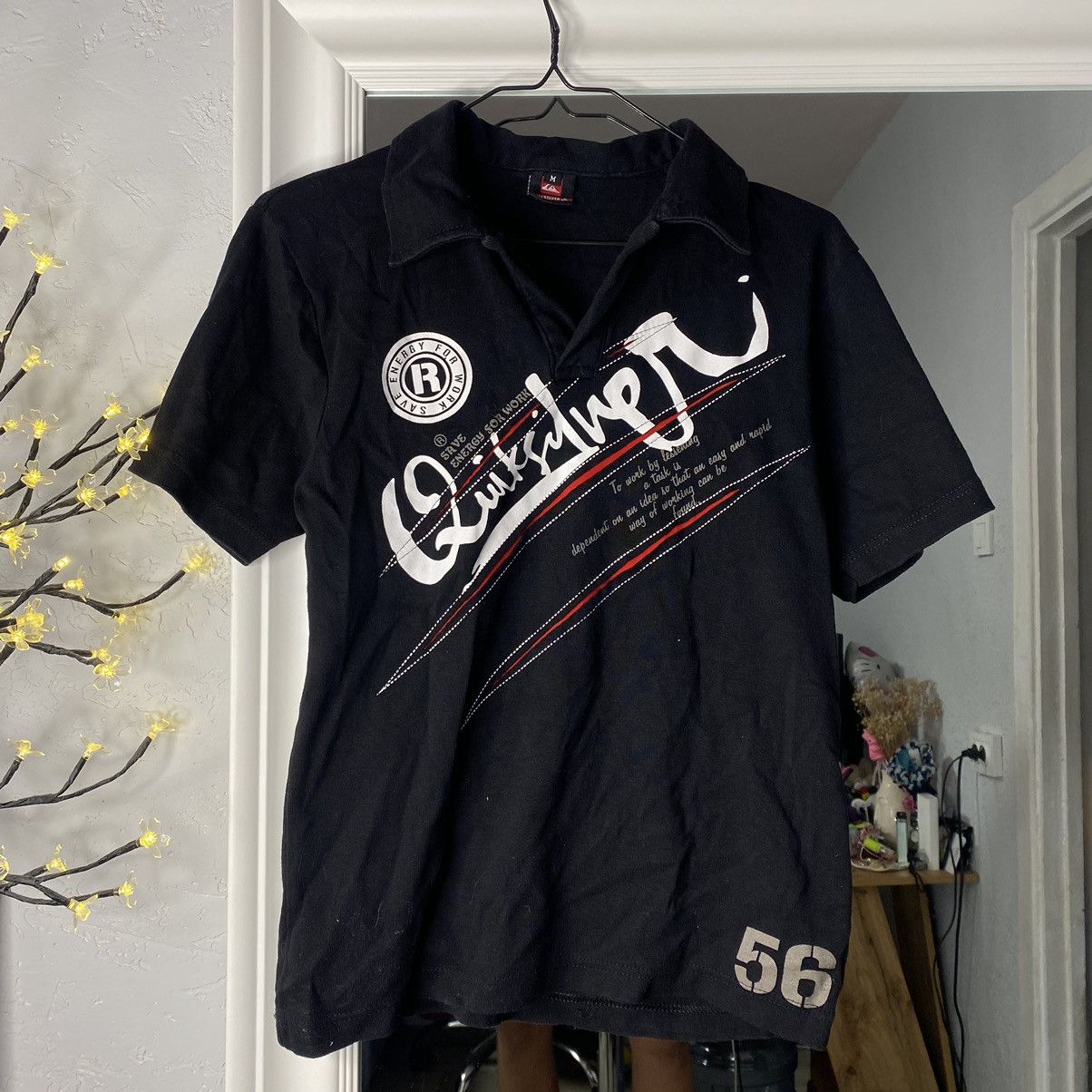 Quiksilver QUIKSILVER SURF BRAND Y2K BIG LOGO POLO T SHIRT Size US S / EU 44-46 / 1 - 1 Thumbnail