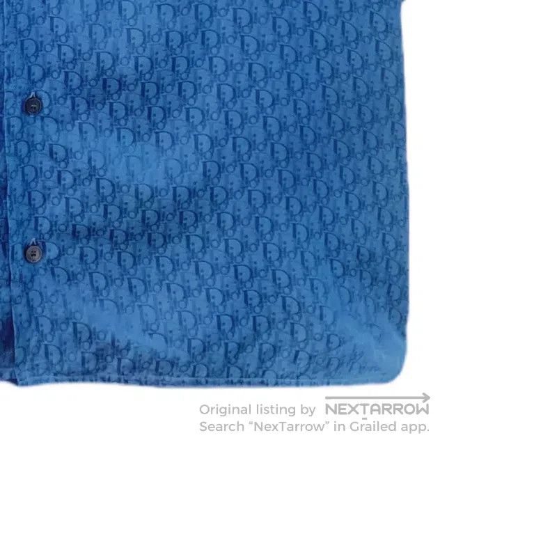 Dior Dior Sky blue logo jacquart full print mulberry silk lapel Size US XXS / EU 40 - 4 Thumbnail