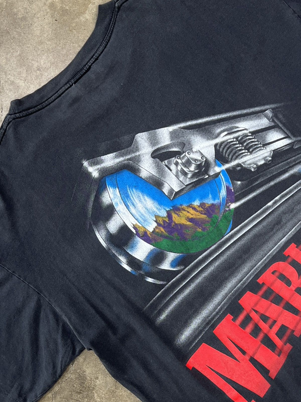 Marlboro Vintage Unlimited Marlboro Train Mountain Pocket Tee XL Size US XL / EU 56 / 4 - 1 Thumbnail