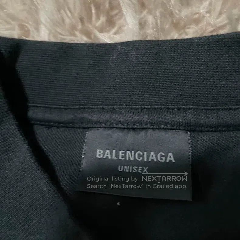 Balenciaga Balenciaga Black Post-It Note Short Sleeve Size US S / EU 44-46 / 1 - 3 Thumbnail