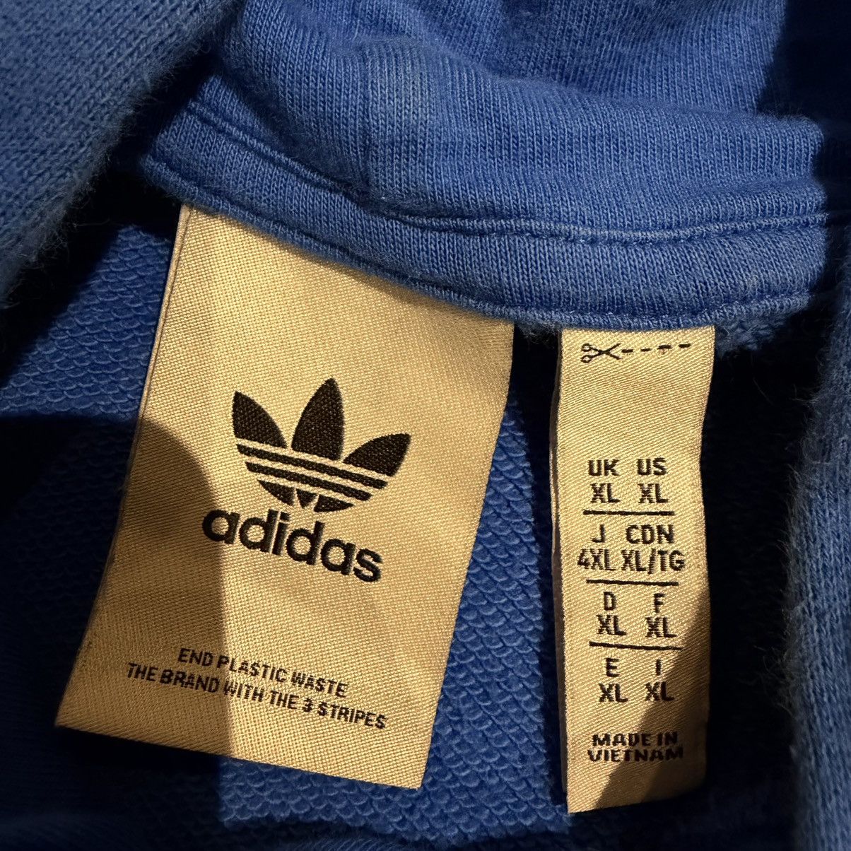Adidas Adidas Italy 3 stripe hoodie Size US XL / EU 56 / 4 - 11 Thumbnail
