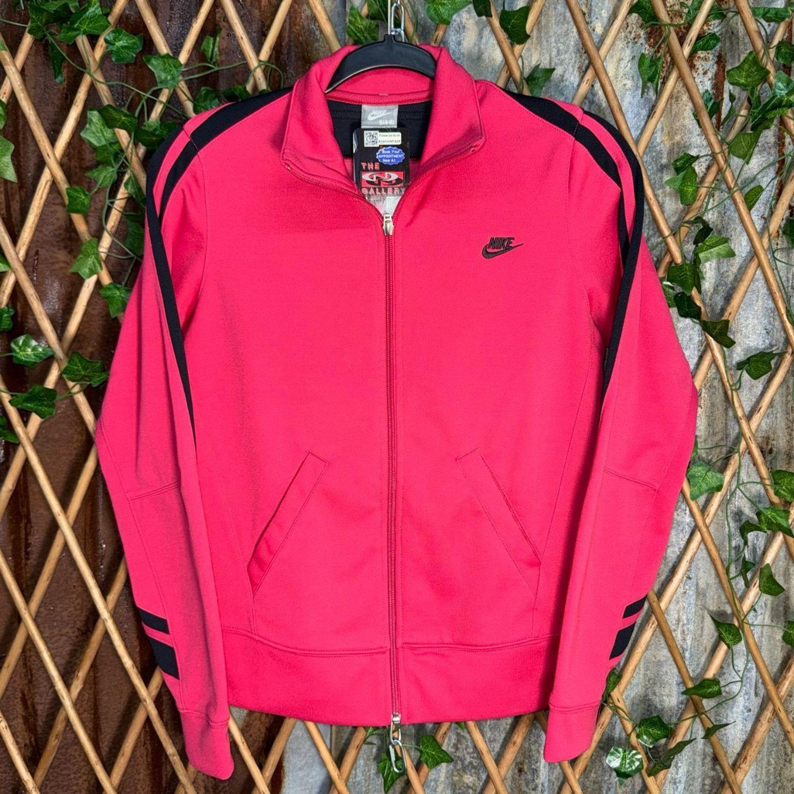 Nike Vintage y2k nike womens femme embroidered logo zip up jacket Size S / US 4 / IT 40 - 1 Thumbnail