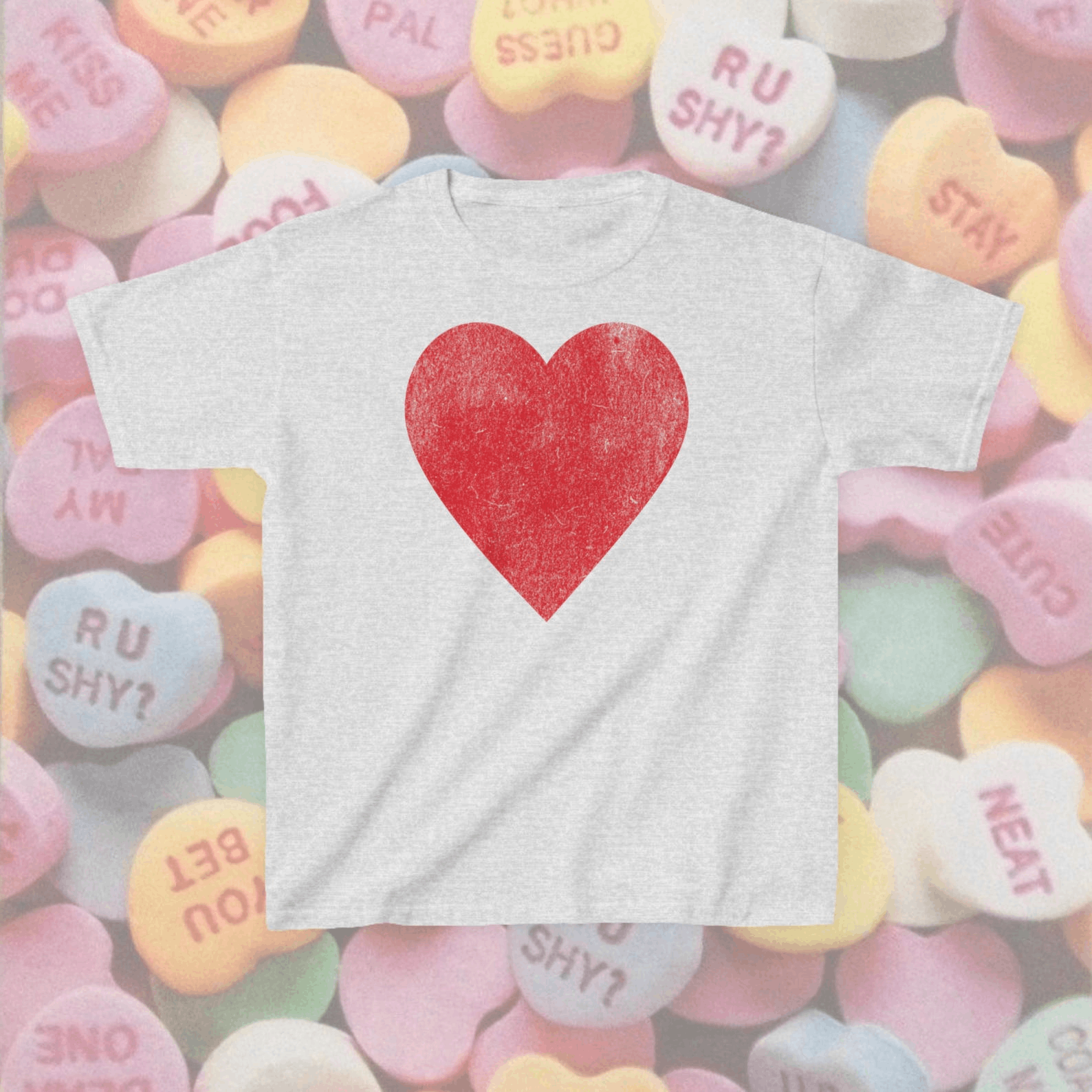Other Heart Baby Tee – Vintage Grunge Style Size US M / EU 48-50 / 2 - 2 Thumbnail