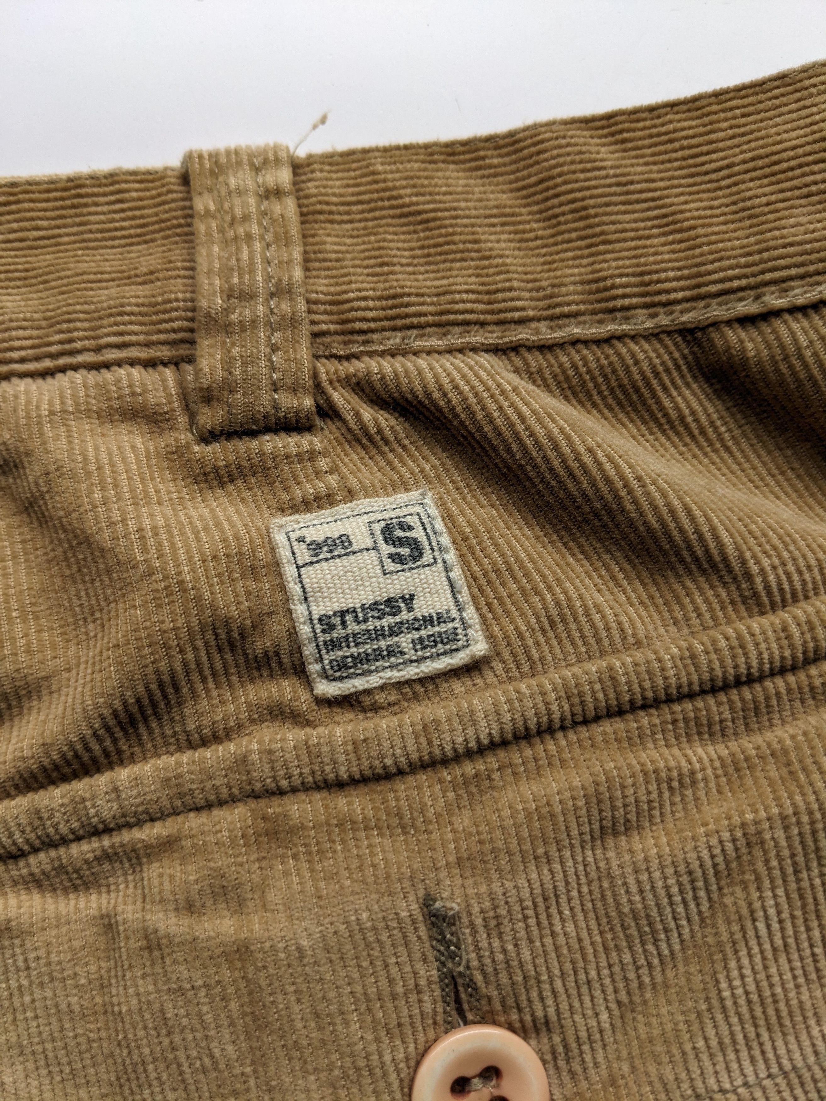 Stussy × Vintage Vintage Stussy wide leg parachute corduroy cargo Size US 31 - 5 Thumbnail