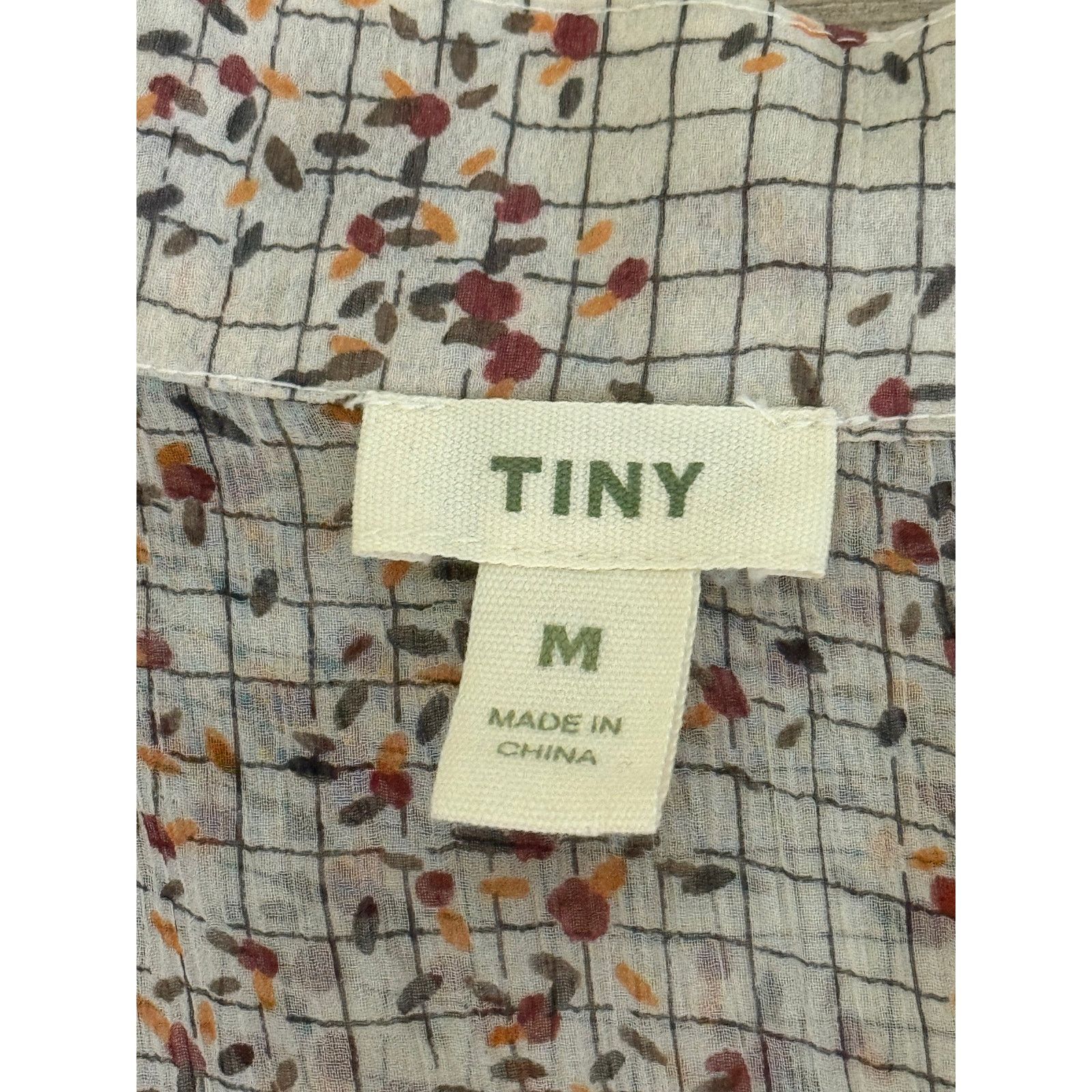 Anthropologie Anthropologie Tiny Sheer Dress Women M Brown Floral READ Size M / US 6-8 / IT 42-44 - 6 Thumbnail