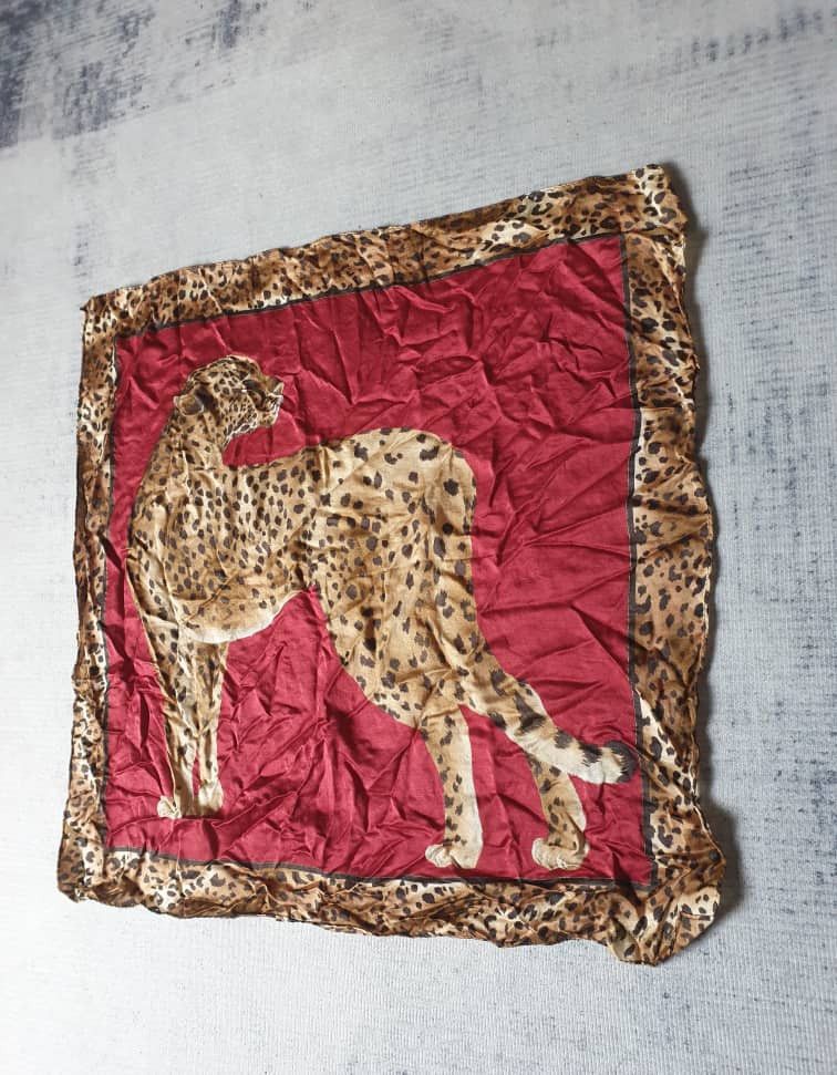 Krizia Uomo Leopard krizia red colour scarves Size ONE SIZE - 4 Thumbnail
