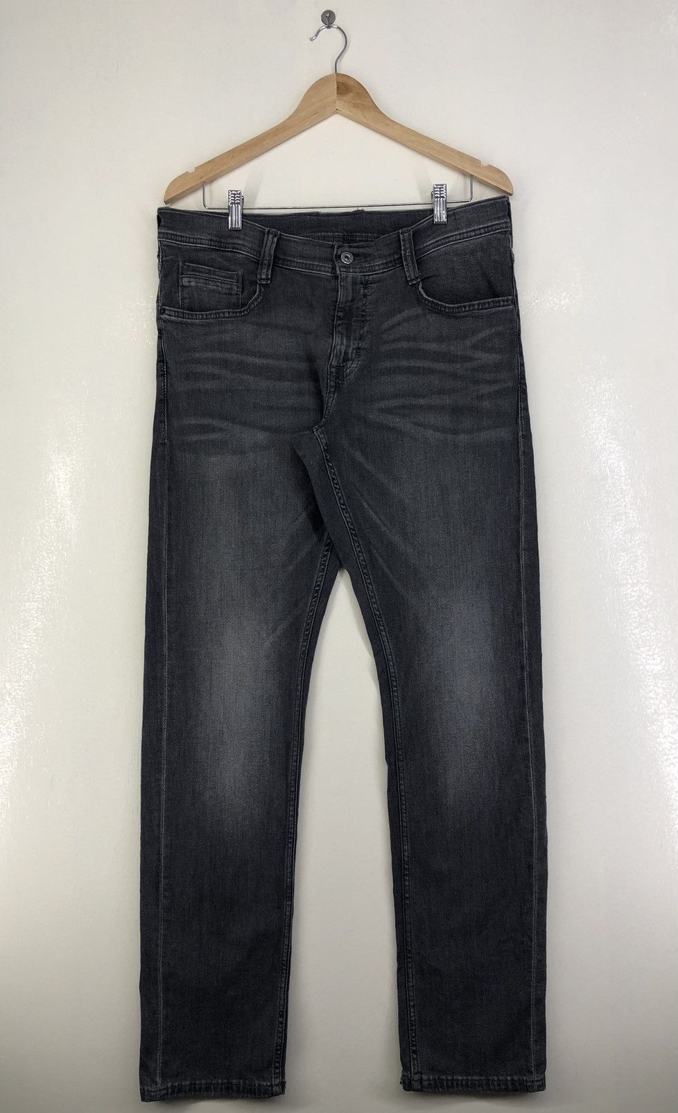 Mustang 90s Mustang True Denim Faded Black Jeans Size US 34 / EU 50 - 1 Thumbnail