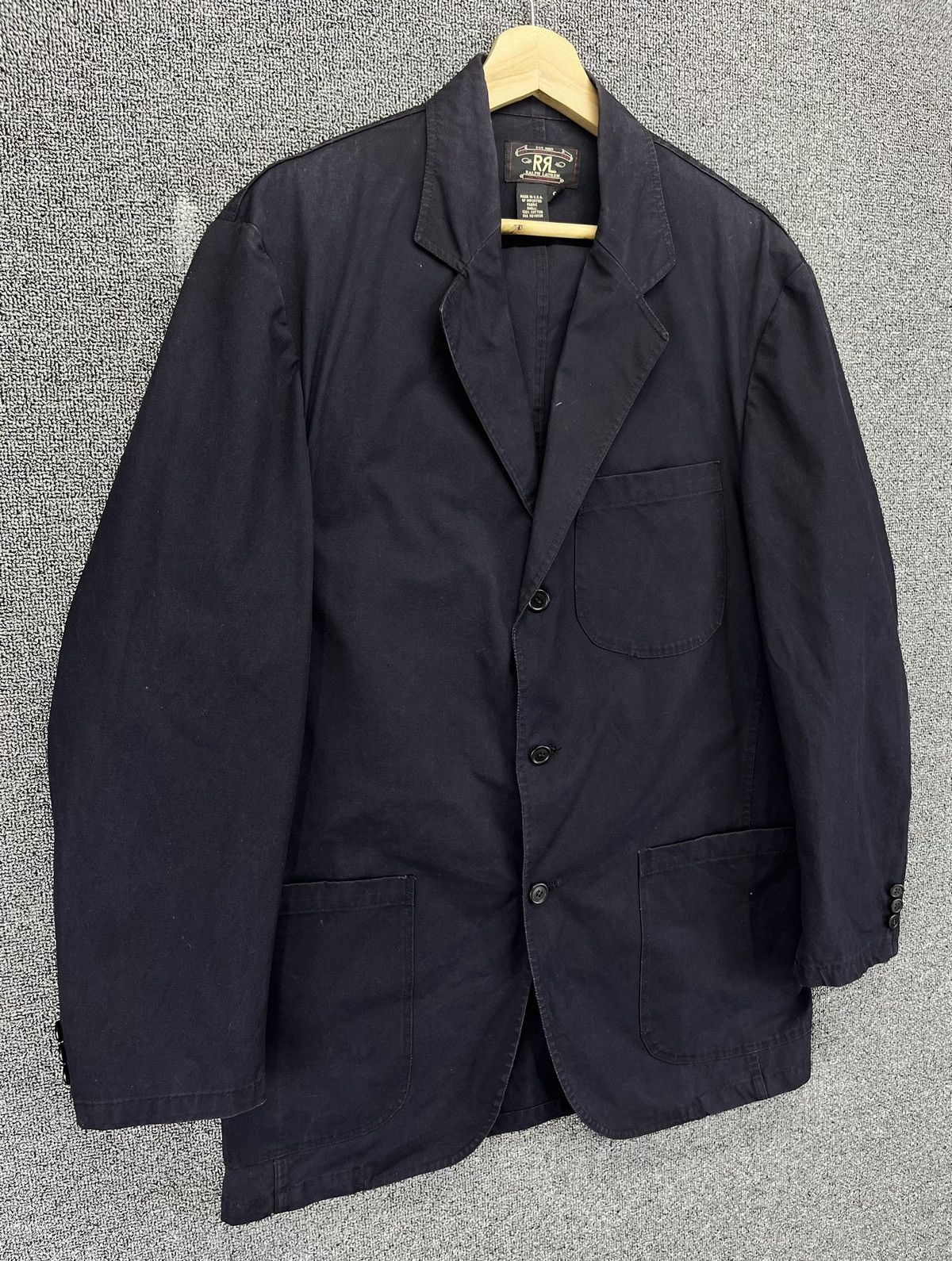 RRL Ralph Lauren Vintage Double RRL Ralph Lauren Cotton Coat Jacket Size US S / EU 44-46 / 1 - 2 Thumbnail