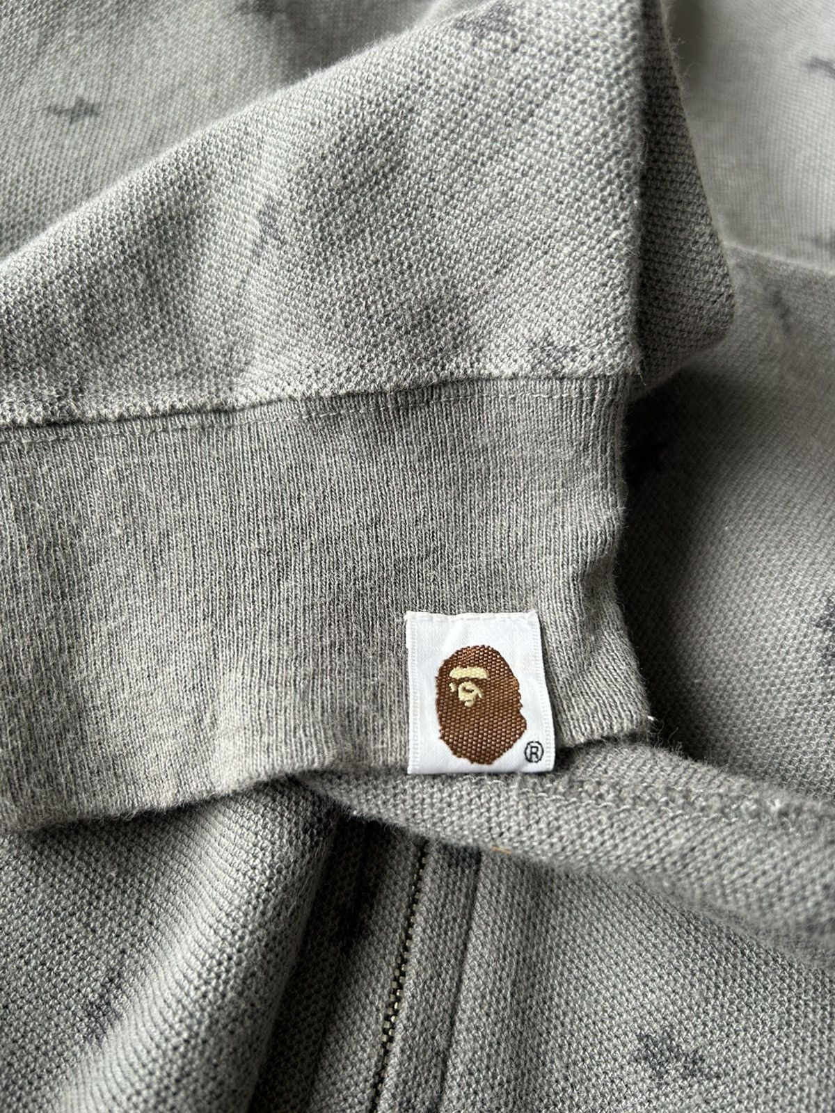 Bape Vintage Bapesta FullZip Monogram Hoodie Size US M / EU 48-50 / 2 - 10 Thumbnail