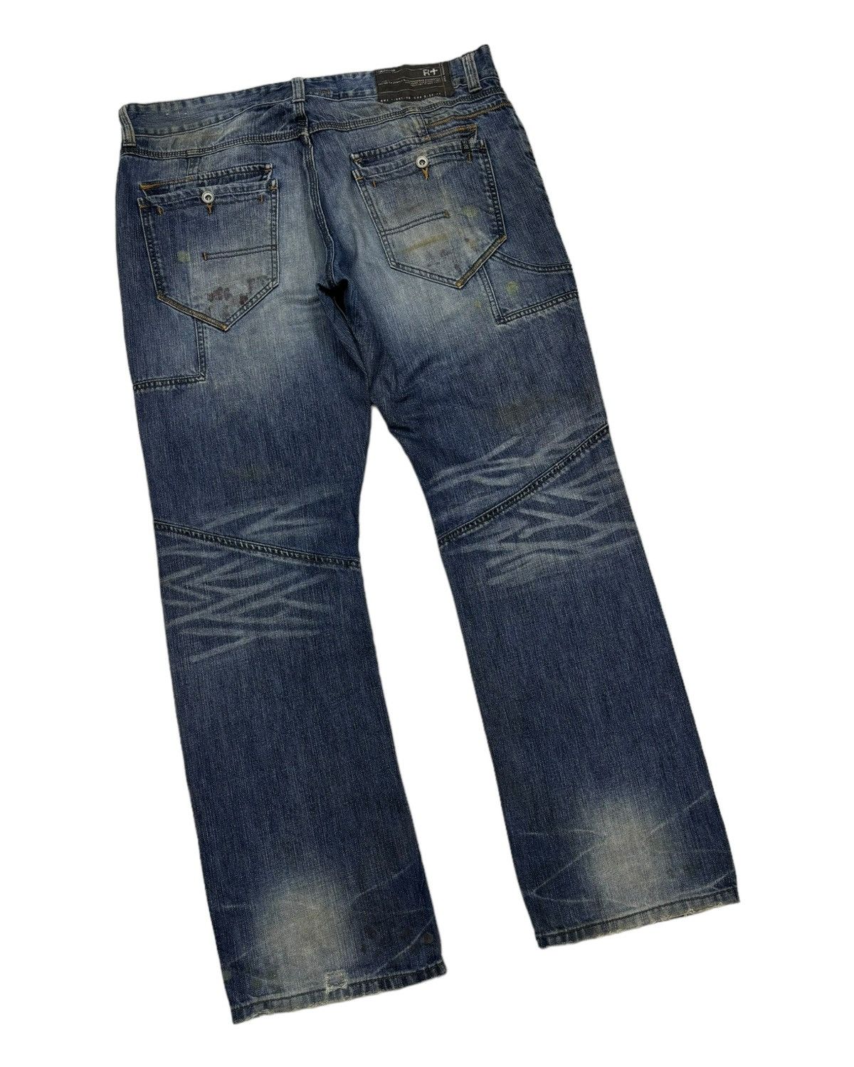 JNCO × Rocawear × Southpole VINTAGE ROCAWEAR BAGGY DISTRESSED DENIM JEANS Size US 40 / EU 56 - 4 Thumbnail