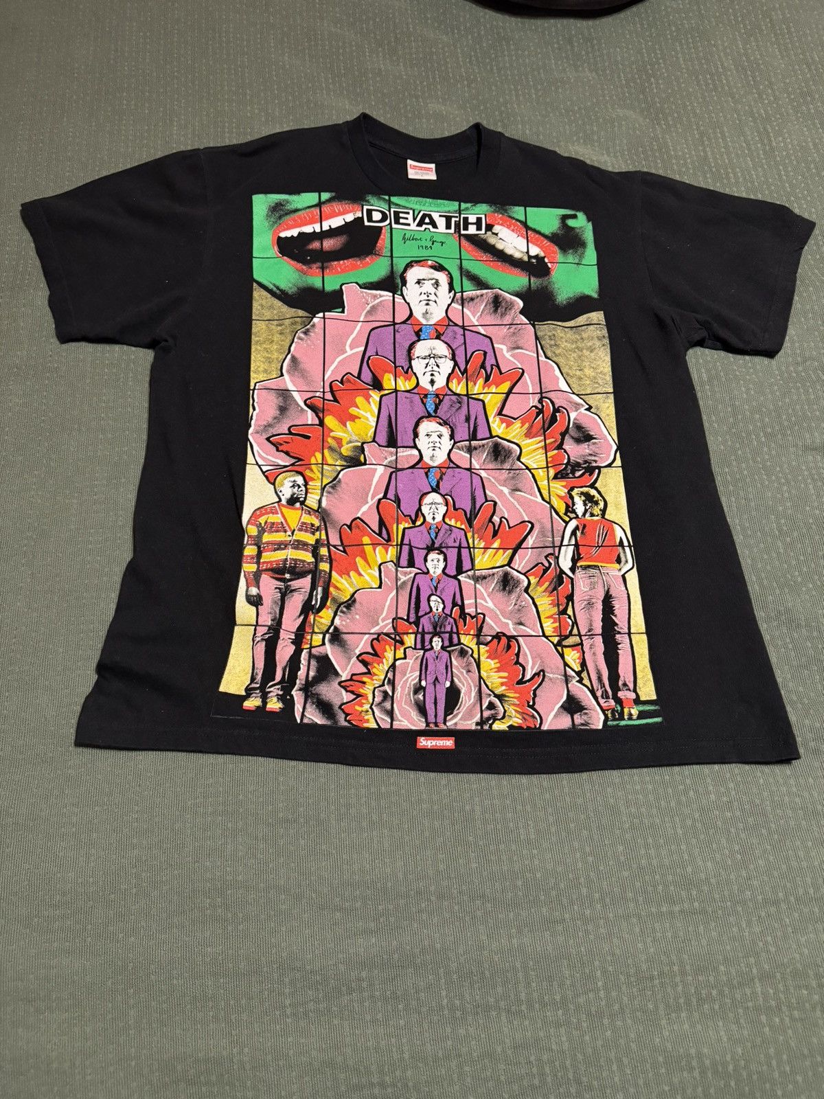 Supreme Gilbert George Death Tee | Grailed