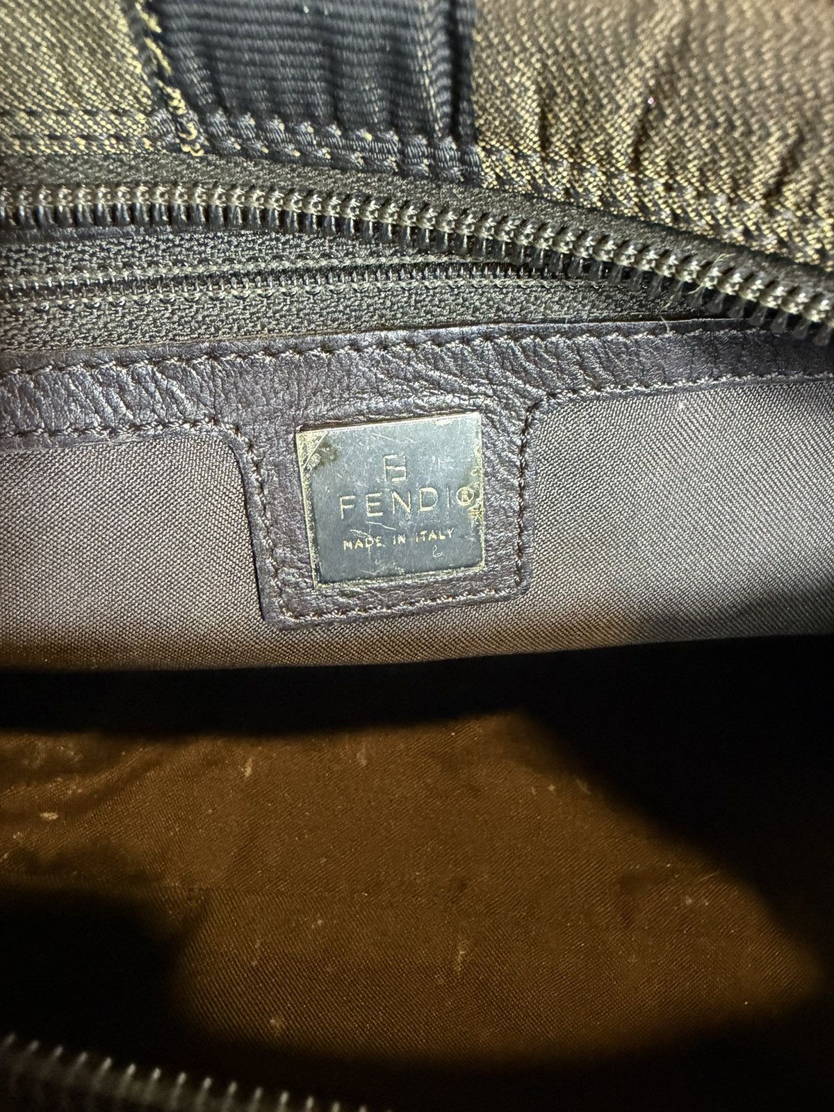 Fendi Fendi Pequin striped crossbody bag Size ONE SIZE - 5 Thumbnail