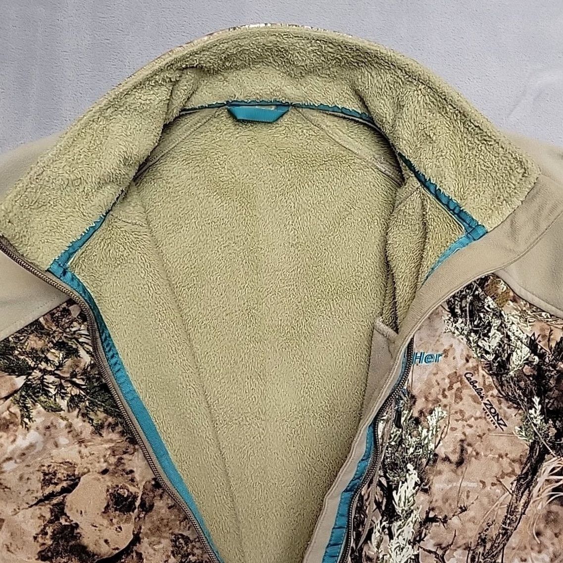 Vintage Cabelas Jacket Womens M/L Camouflage OutfitHer Zonz Western Fleece Hunt Outdoor Shirt Womens Camouflage Brown All Seasons Mens? Size L / US 10 / IT 46 - 5 Thumbnail