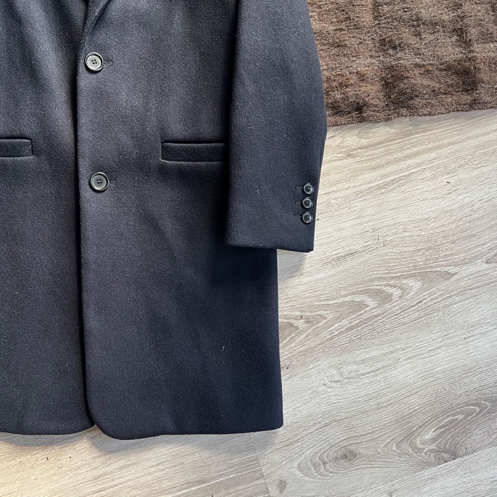 A.P.C. A.P.C. Paris Women’s Wool Blend Navy Overcoat Coat Size 34 Size M / US 6-8 / IT 42-44 - 4 Thumbnail