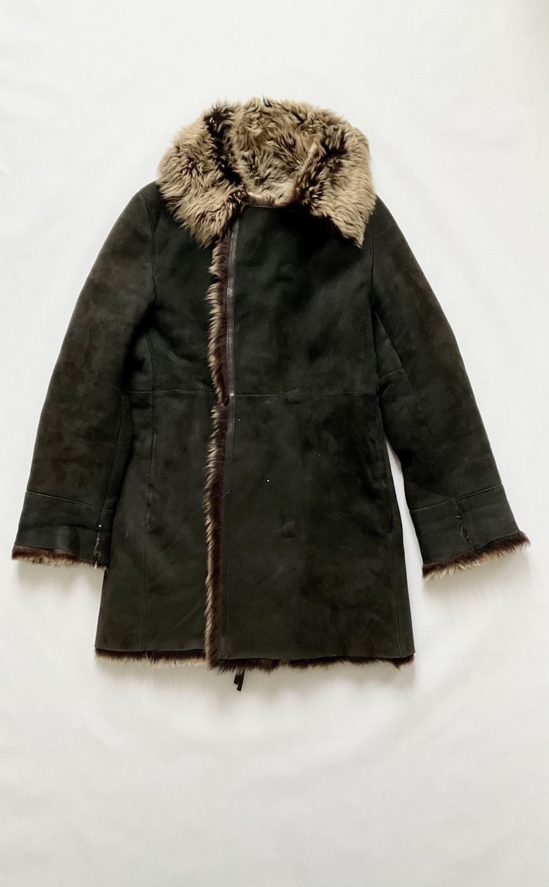 Vintage Vintage coat in daim with fur lining Size S / US 4 / IT 40 - 4 Thumbnail