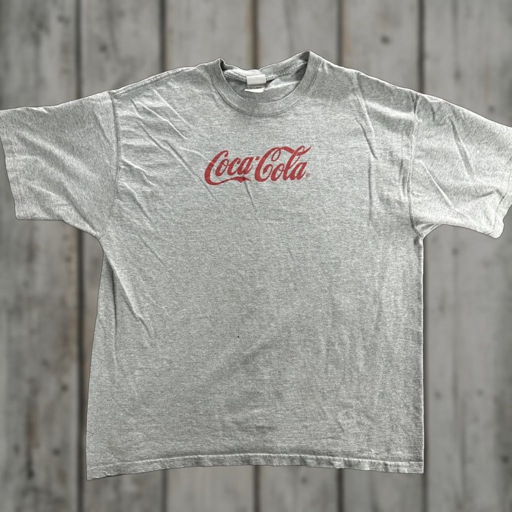 Fruit Of The Loom VINTAGE Coca-Cola Shirt Mens XL Fruit of the Loom Lofteez Tee Soft Logo Graphic 90s Style Size US XL / EU 56 / 4 - 1 Thumbnail