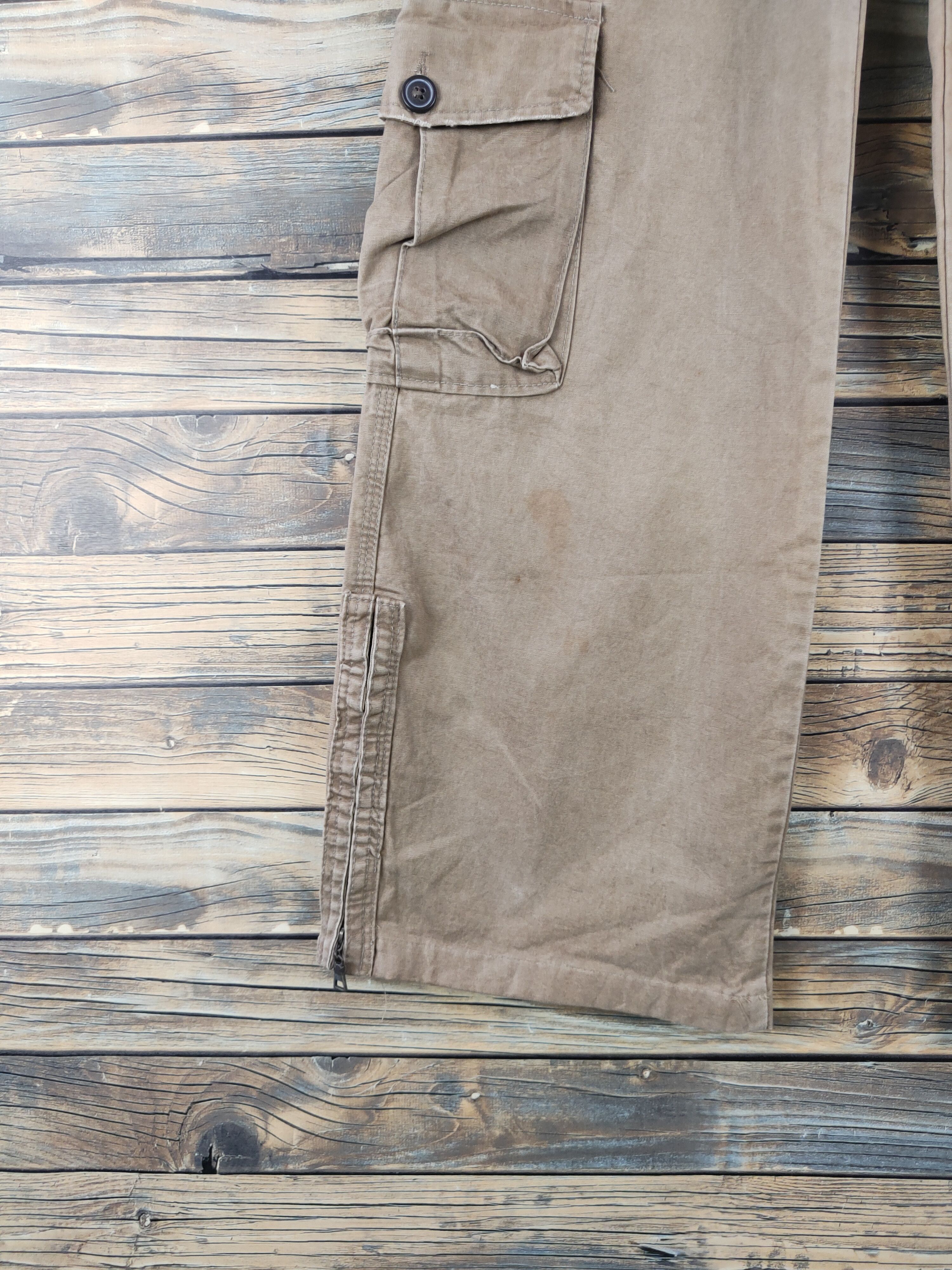 Japanese Brand DLL Japan Brown utility Multipocket Cargo Pants #238 Size US 28 / EU 44 - 4 Thumbnail