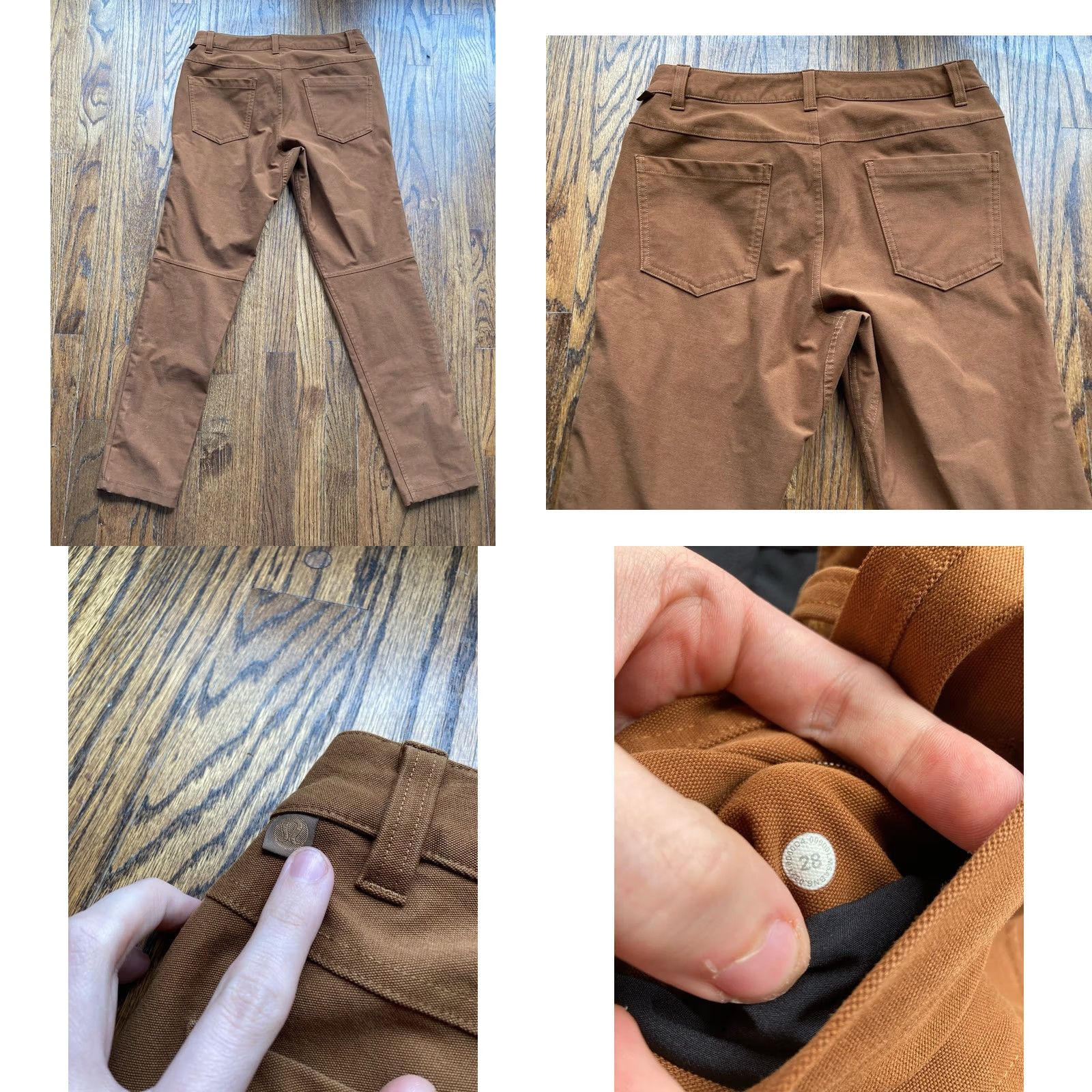 Lululemon Lululemon ABC Utilitech 5-Pocket Pant Mens 28x29 Brown Straight - Classic Fit, Flat Front, Button Zip, 5-Pocket Design, City Preppy Sports Size US 28 / EU 44 - 8 Thumbnail