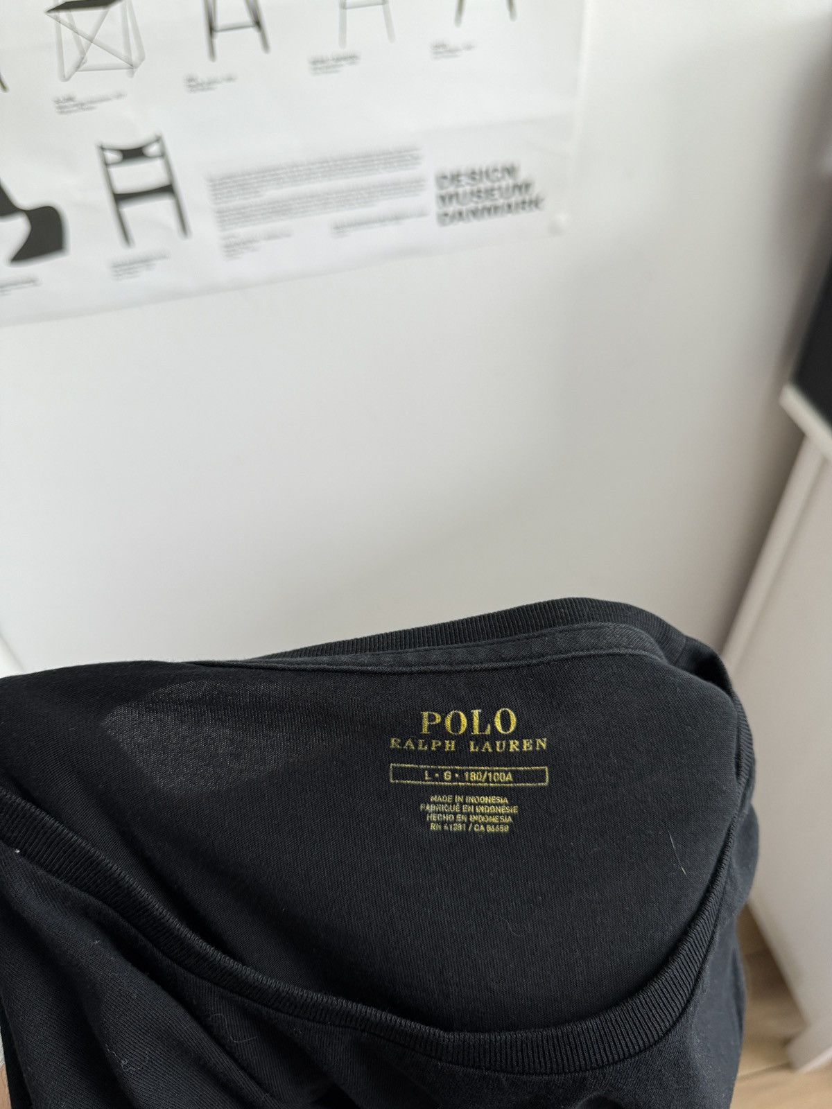 Designer × Polo Ralph Lauren × Ralph Lauren Polo Ralph Lauren basic black longsleeve t-shirt L designer Size US L / EU 52-54 / 3 - 3 Thumbnail