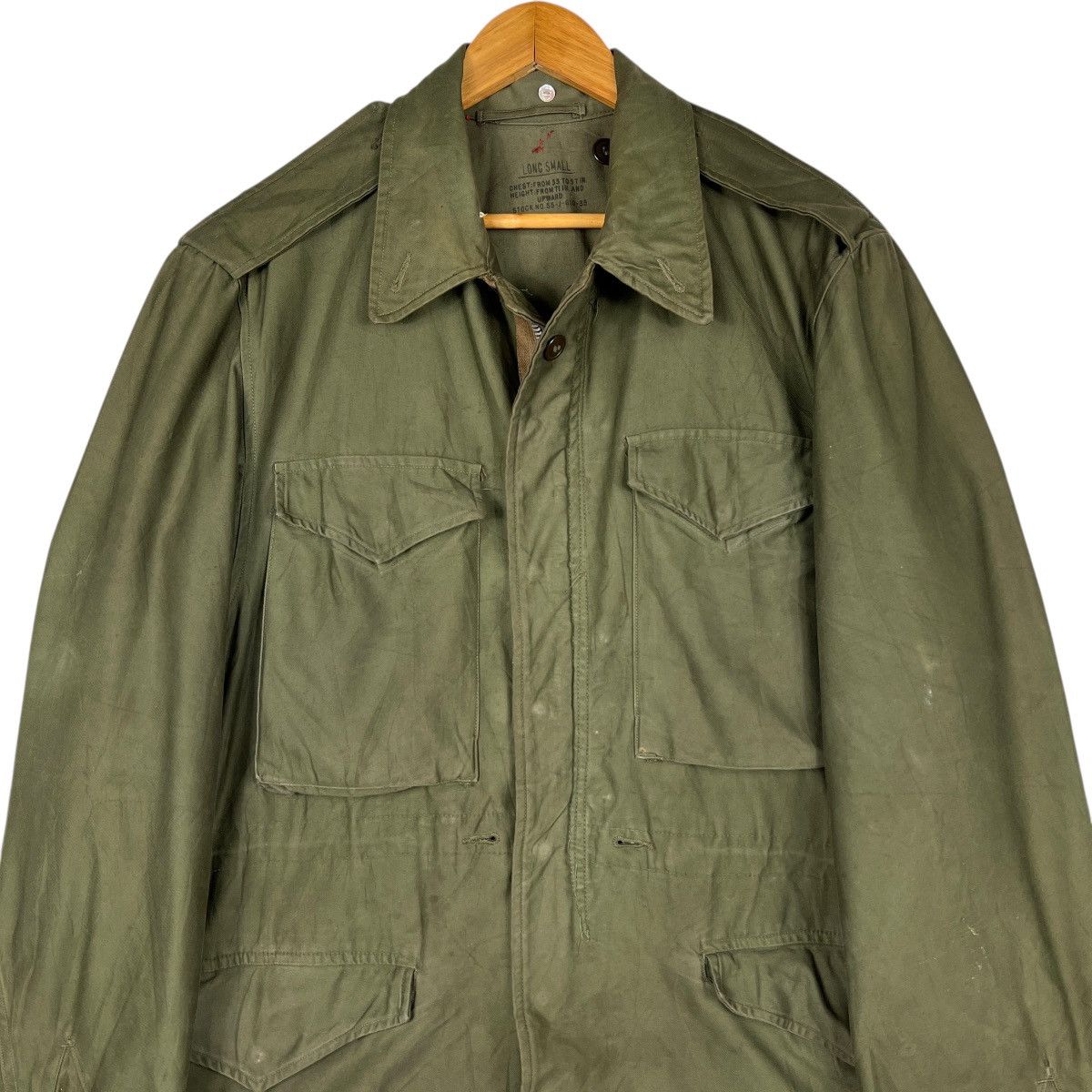 Vintage 🔥 50s Vintage M51 Reading Mfg. Field Jacket Long Small Size US S / EU 44-46 / 1 - 3 Thumbnail