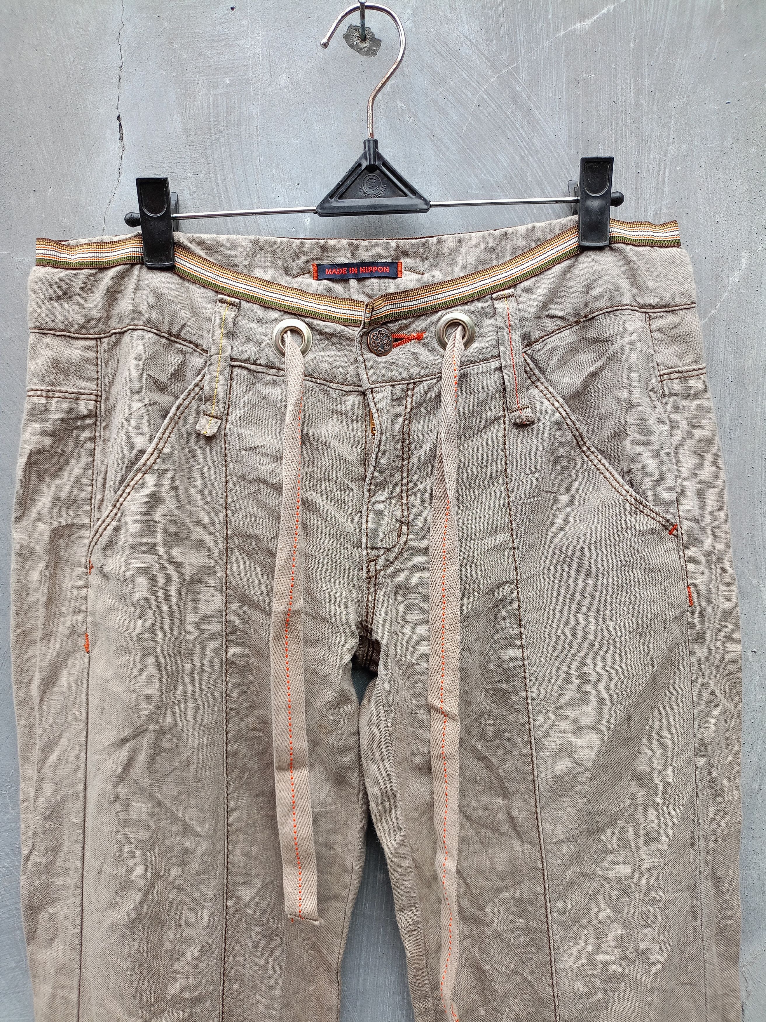 Japanese Brand Et Boite Linen pants Size US 31 - 2 Thumbnail