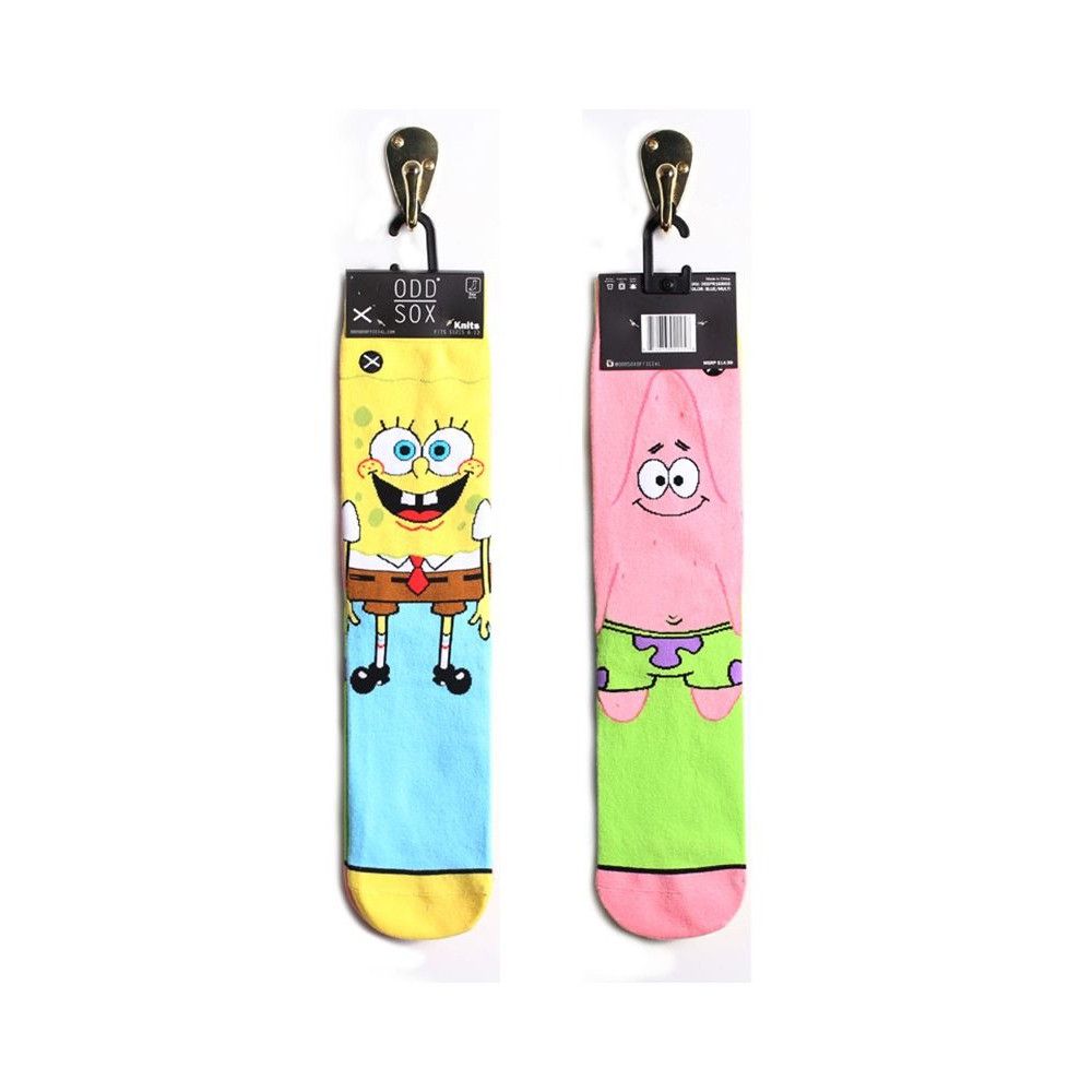 Other Men's ODD SOX Spongebob and Patrick Crew Socks One Size Yell Size ONE SIZE - 1 Preview