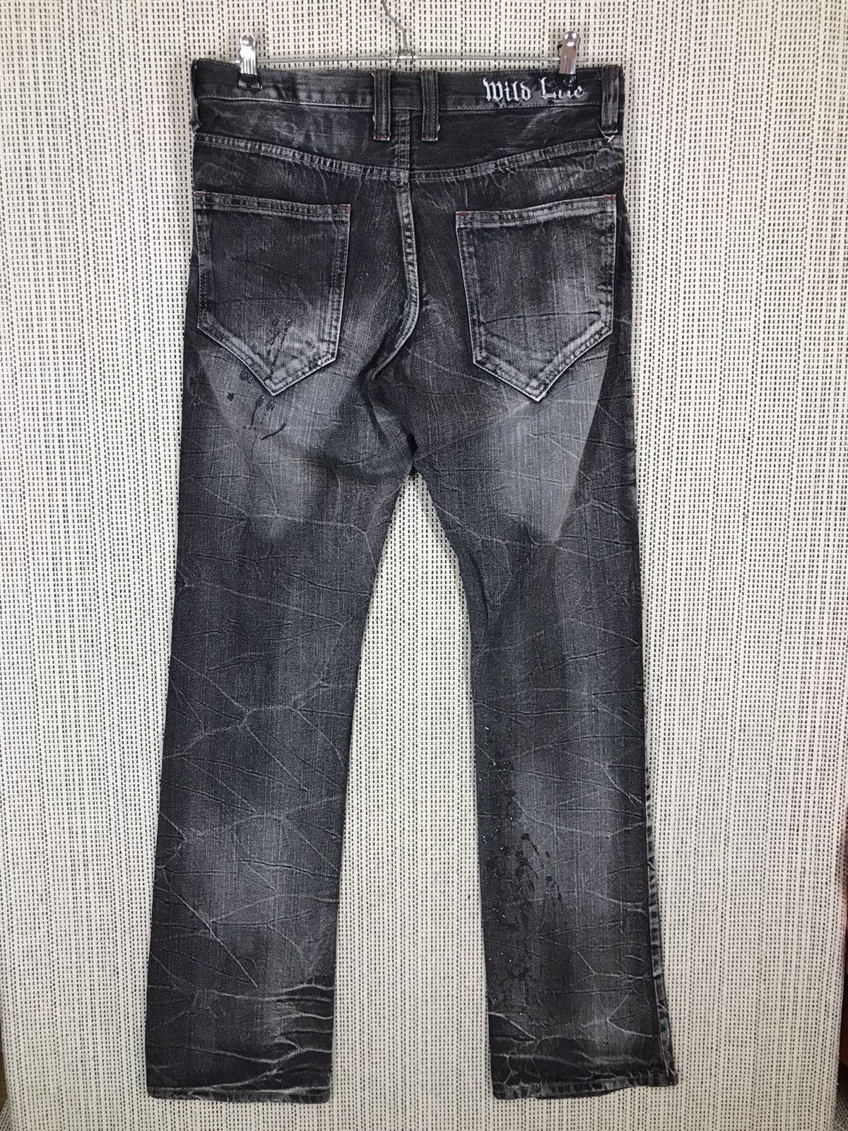 If Six Was Nine × Japanese Brand × Seditionaries ‼️FLARED WILD LIFE SKULL BONES DENIM BOOTCUT‼️ Size US 31 - 9 Thumbnail