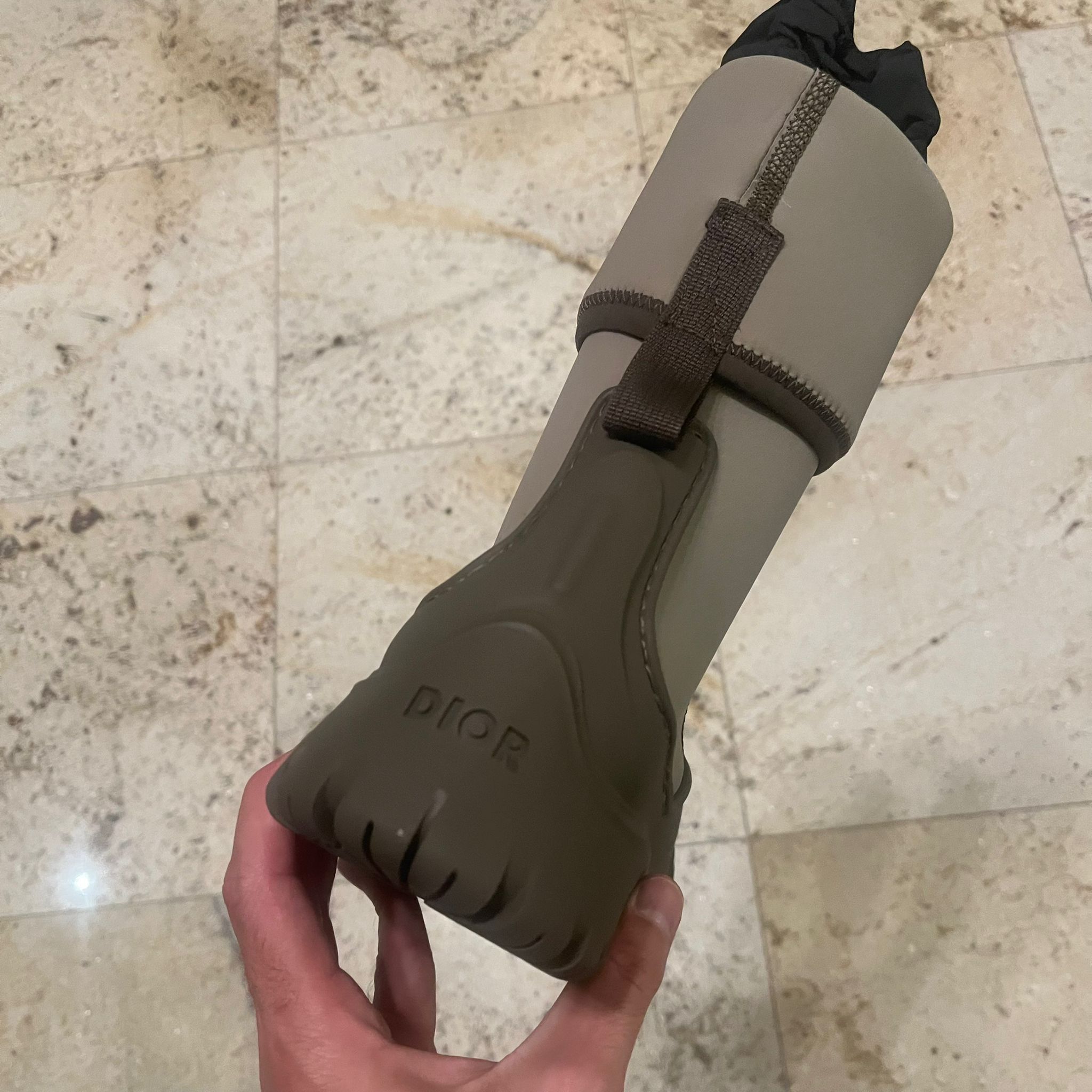 Dior Garden Neoprene Boots in Khaki Size US 9 / EU 42 - 9 Thumbnail