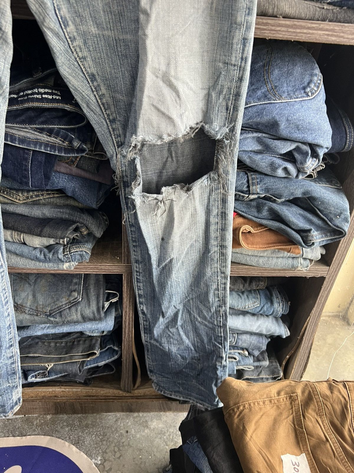 Johnbull 🔥Vintage Johnbull Kojima Japan Distressed Denim Size US 33 - 7 Thumbnail