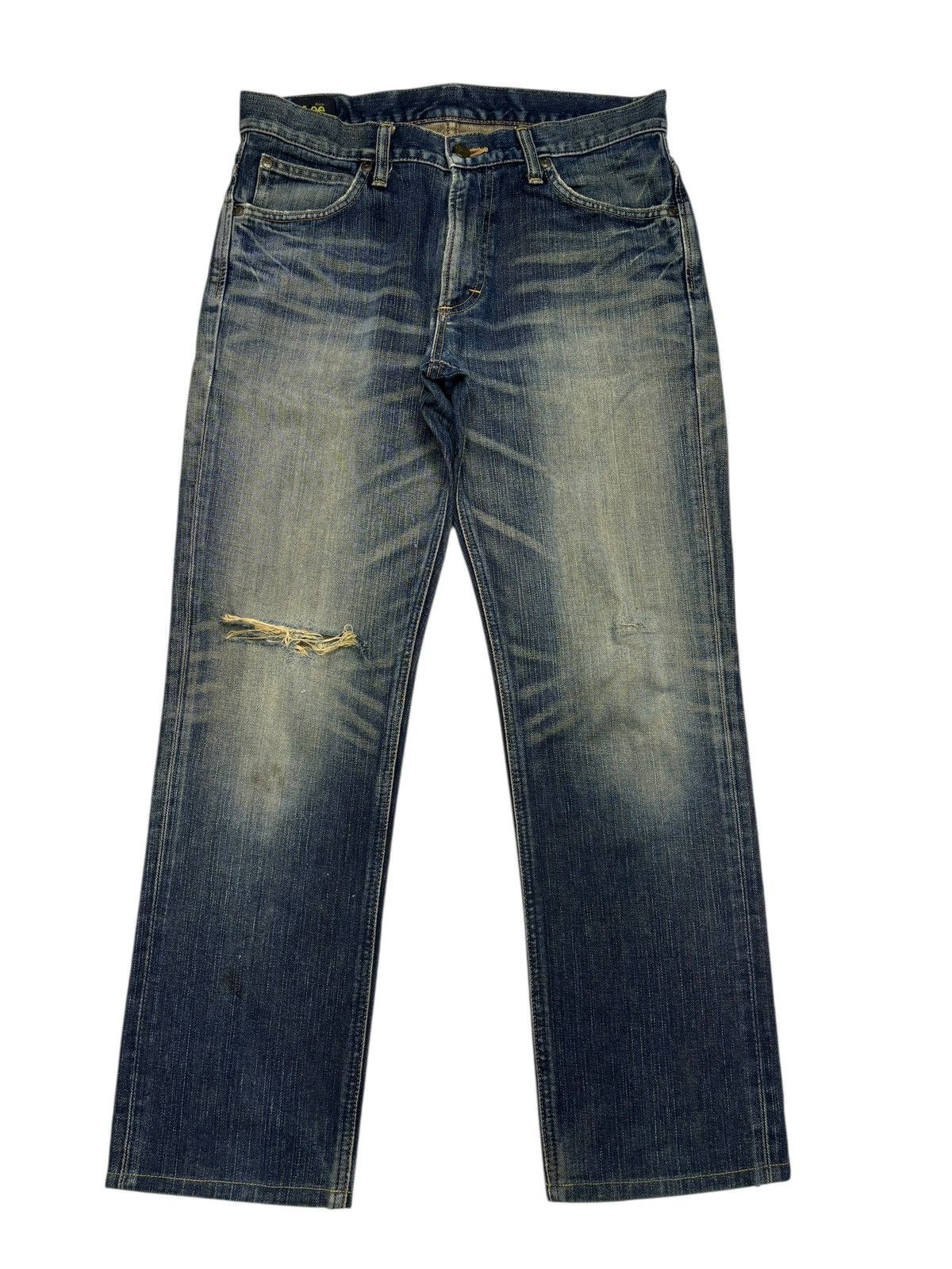 Lee × Number (N)ine LEE RIDERS MUD WASH DISTRESSED DENIM JEANS Size US 32 / EU 48 - 7 Thumbnail