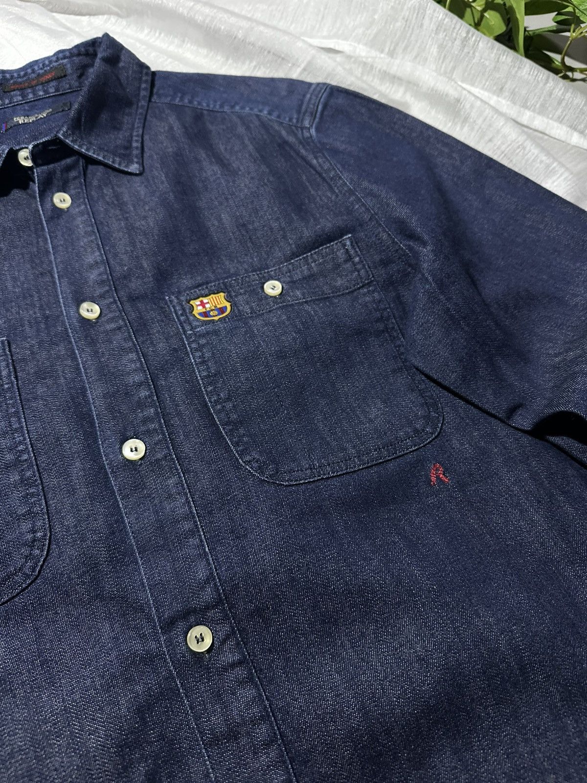 Replay Replay FC Barcelona Long Sleeve Denim Shirt Size US S / EU 44-46 / 1 - 6 Thumbnail