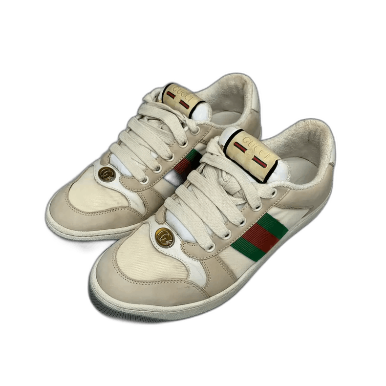 Gucci Gucci Beige Sneakers Size 37 Size US 8 / IT 38 - 1 Thumbnail