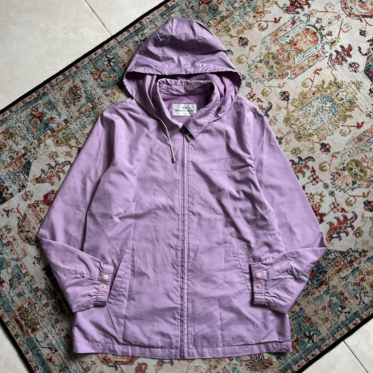 Balenciaga Vintage Balenciaga lilac jacket Size L / US 10 / IT 46 - 2 Thumbnail