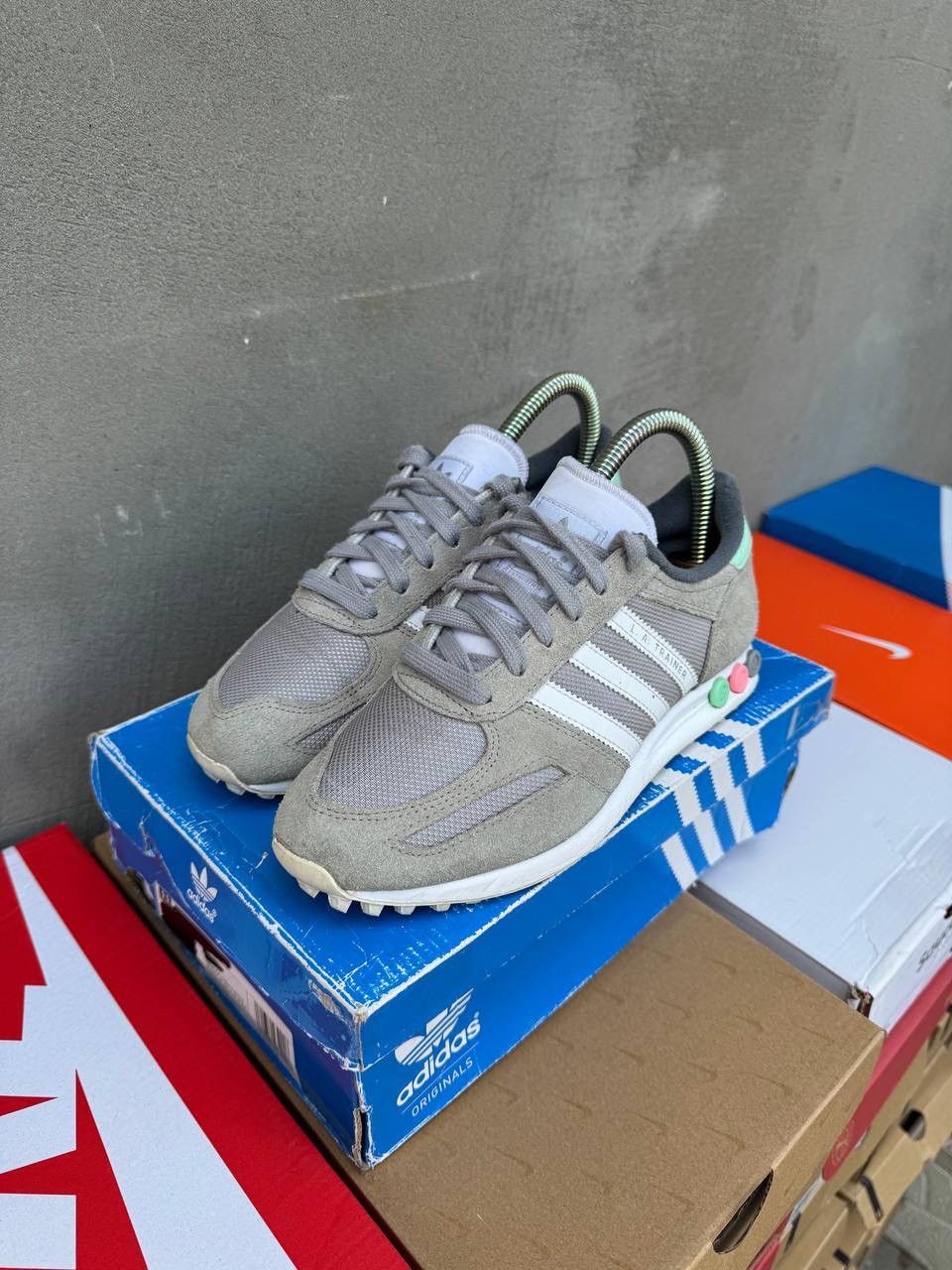 Adidas Vintage Adidas L A Trainer soccer Sneakers Size us 6 Size US 6 / IT 36 - 3 Thumbnail