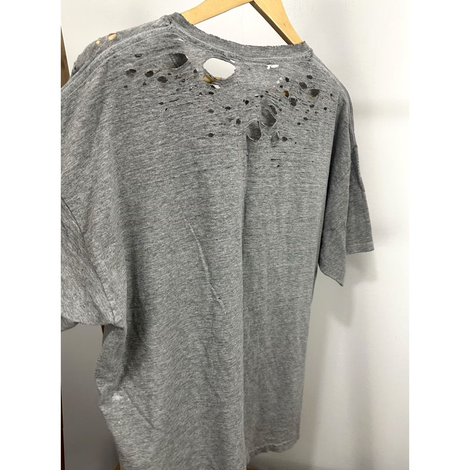 Vintage VTG UNCC Charlotte Dad Distressed Thrashed Worn Cotton College T-Shirt XL Mens Gray Size US XL / EU 56 / 4 - 5 Thumbnail
