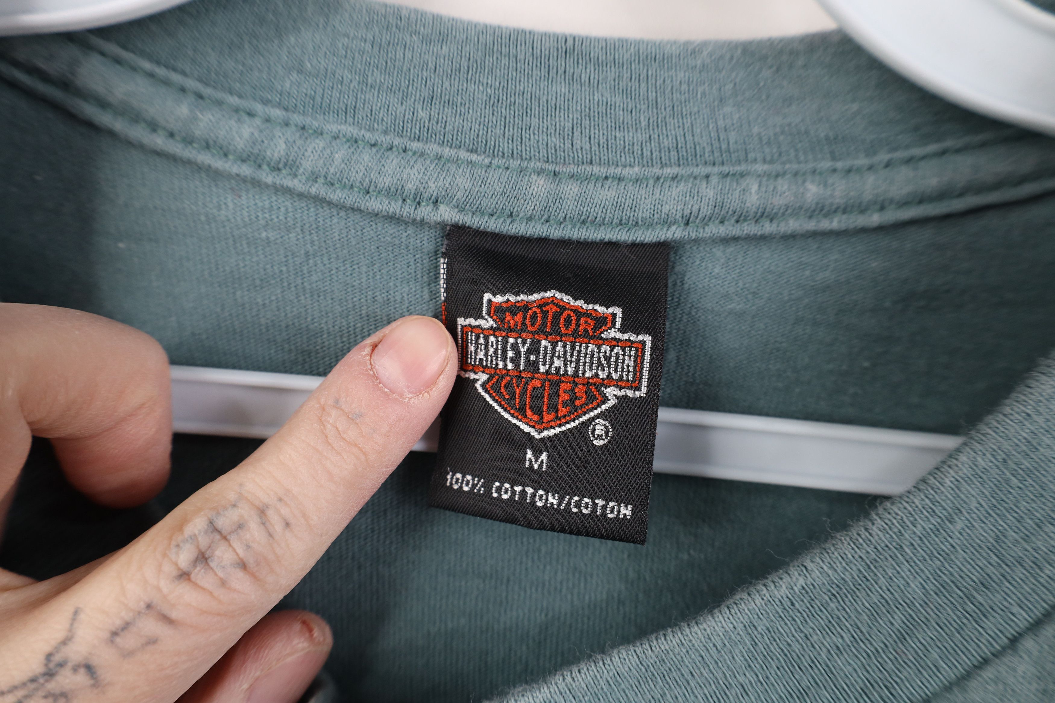 Harley Davidson Vintage Y2K 2000 Harley Davidson Long Sleeve T-Shirt USA Size US M / EU 48-50 / 2 - 10 Thumbnail
