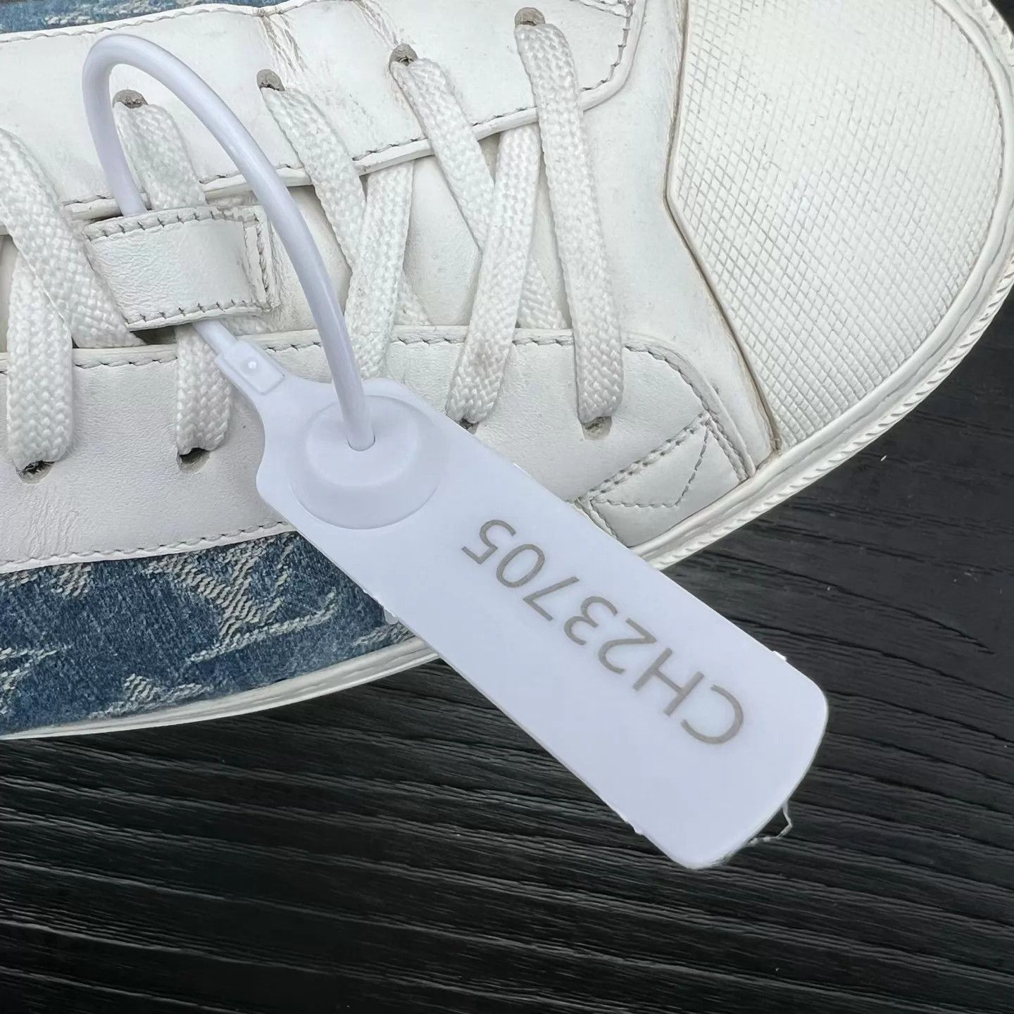 Louis Vuitton LV Tattoo Logo White & Blue Monogram Shoes 44 Size US 11 / EU 44 - 9 Thumbnail