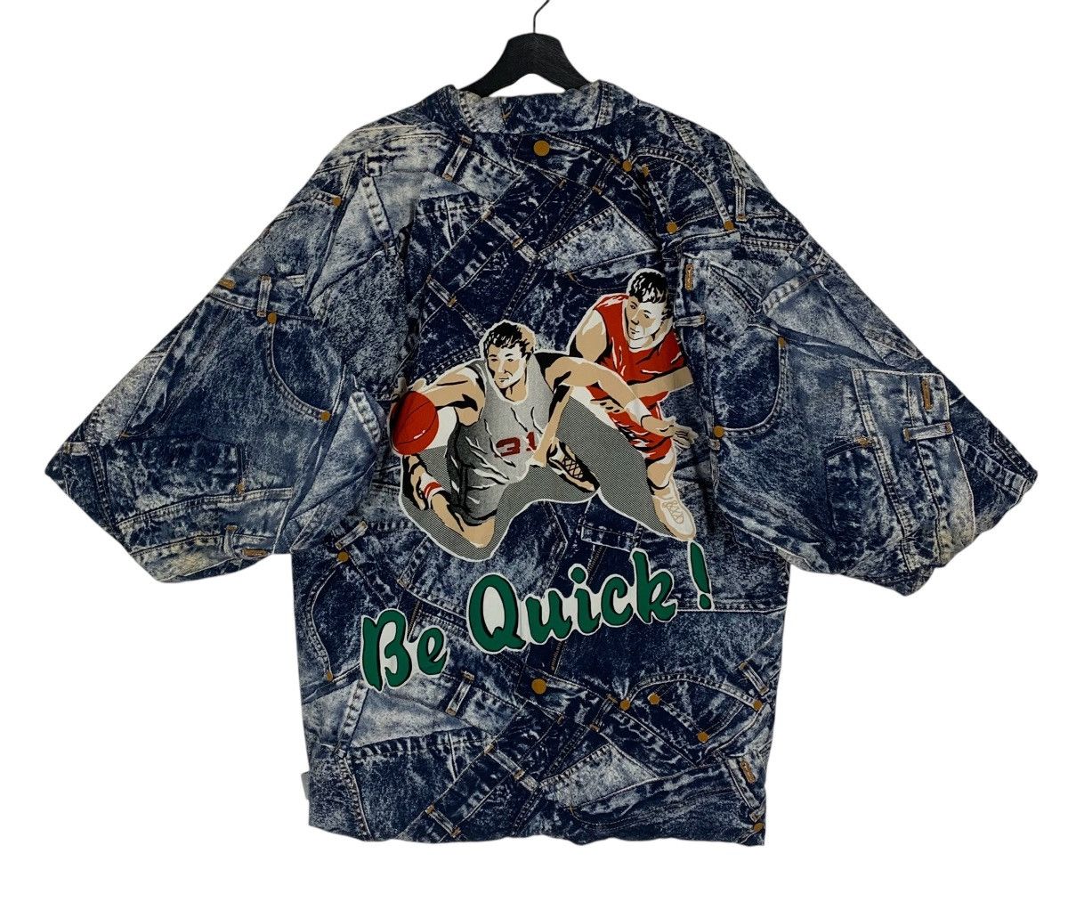 Anime × Vintage Impressive Kimono Anima Streetwear JapaneseBrand Kimono Size US L / EU 52-54 / 3 - 4 Thumbnail