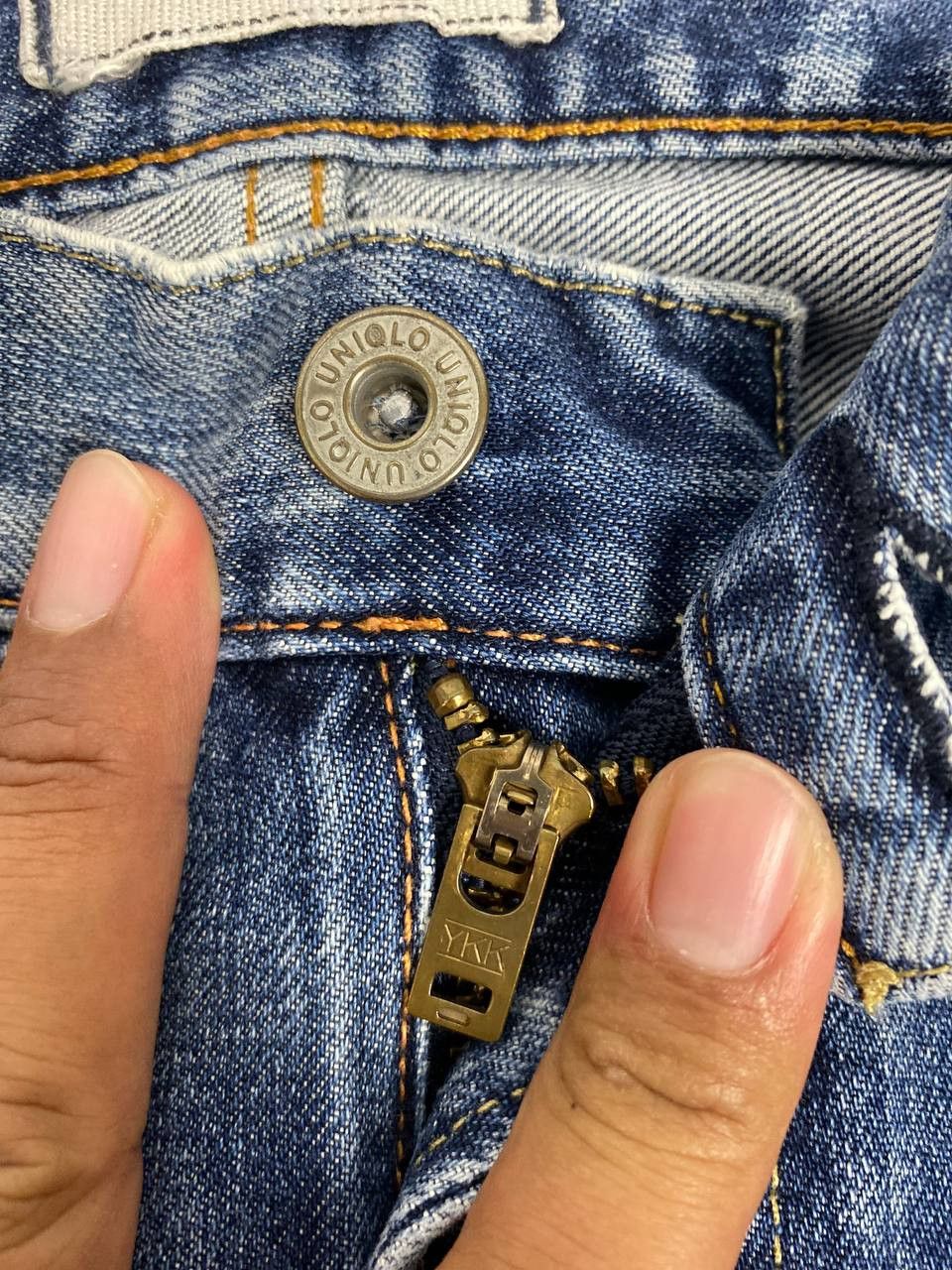 Japanese Brand uniqlo japanese brand selvedge distressed denim nice design Size US 34 / EU 50 - 8 Thumbnail