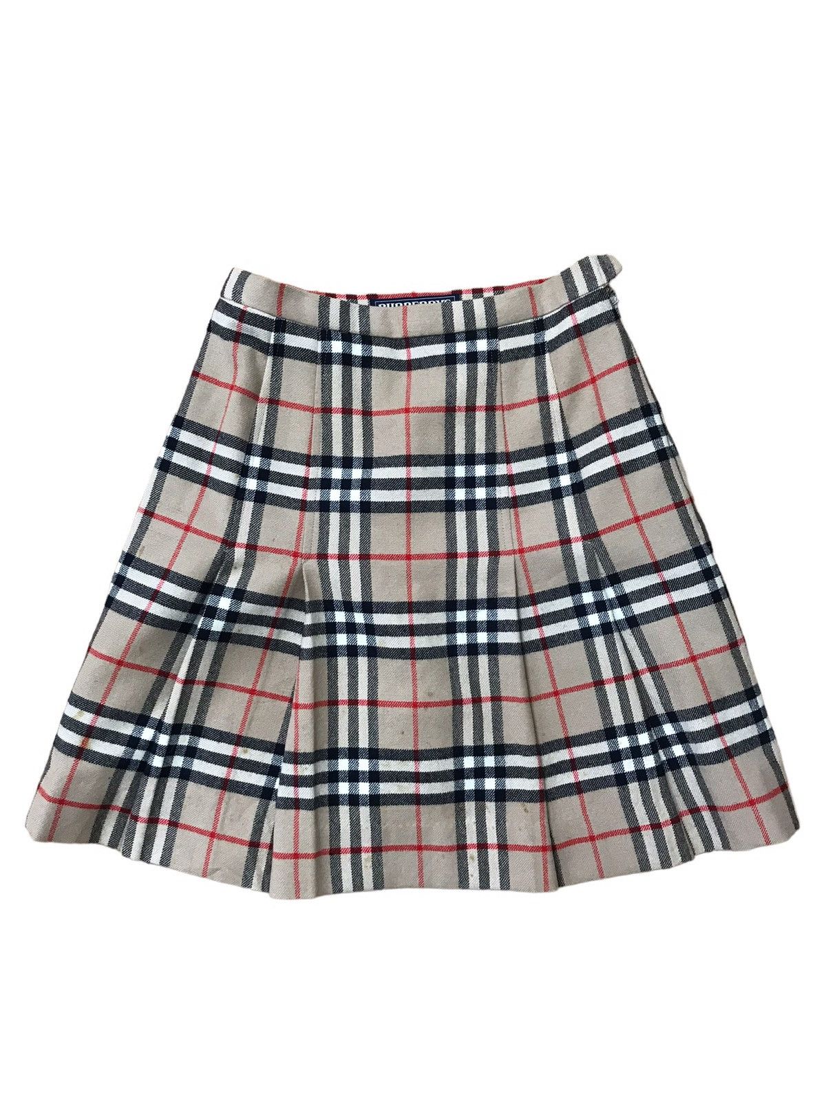 image of Burberry Nova Check Skirt, Women's (Size 24)