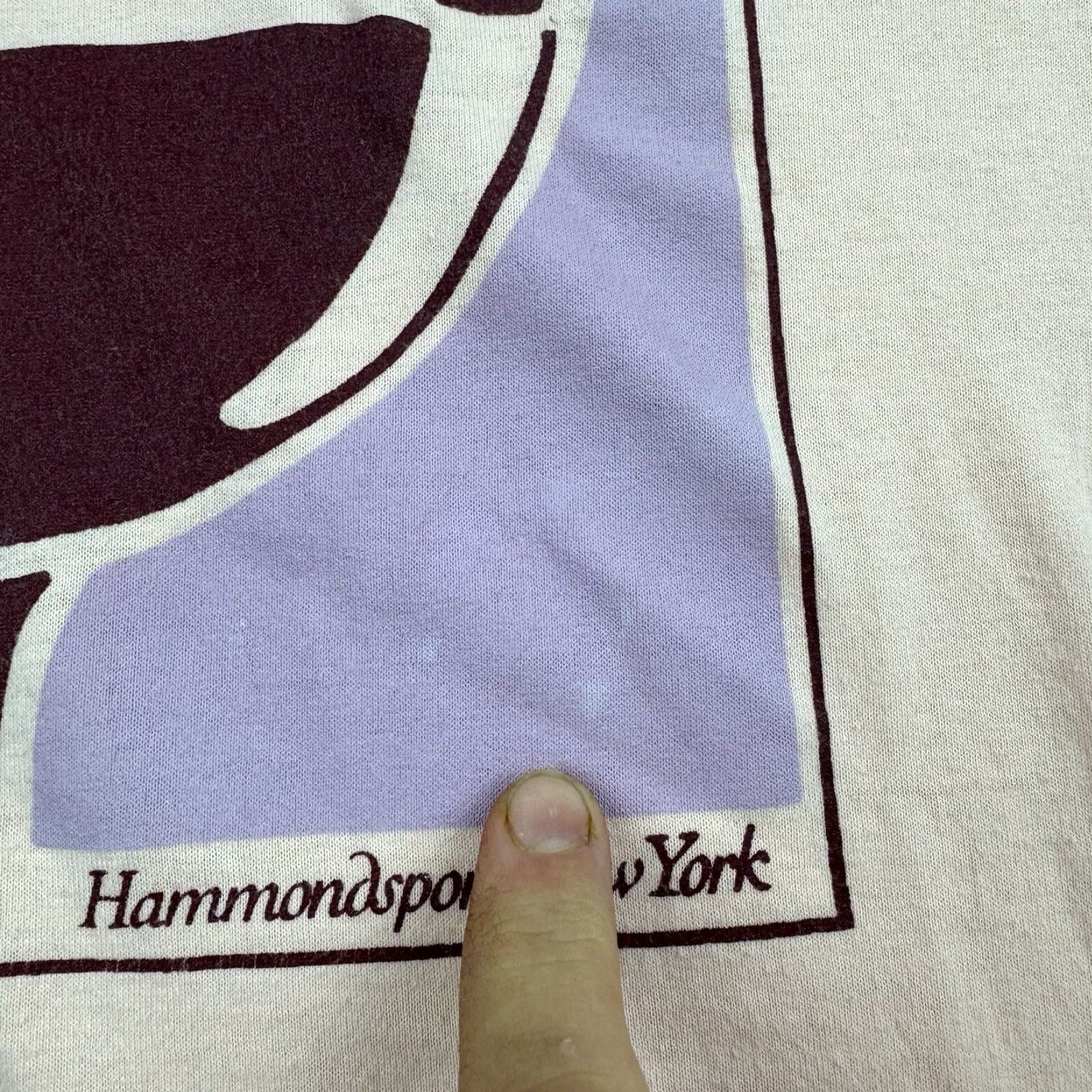 Hanes VINTAGE Hanes T-Shirt Men Adult Medium Pink 80s 90s USA Beverage Coffee Shop Shirt Size US M / EU 48-50 / 2 - 3 Thumbnail