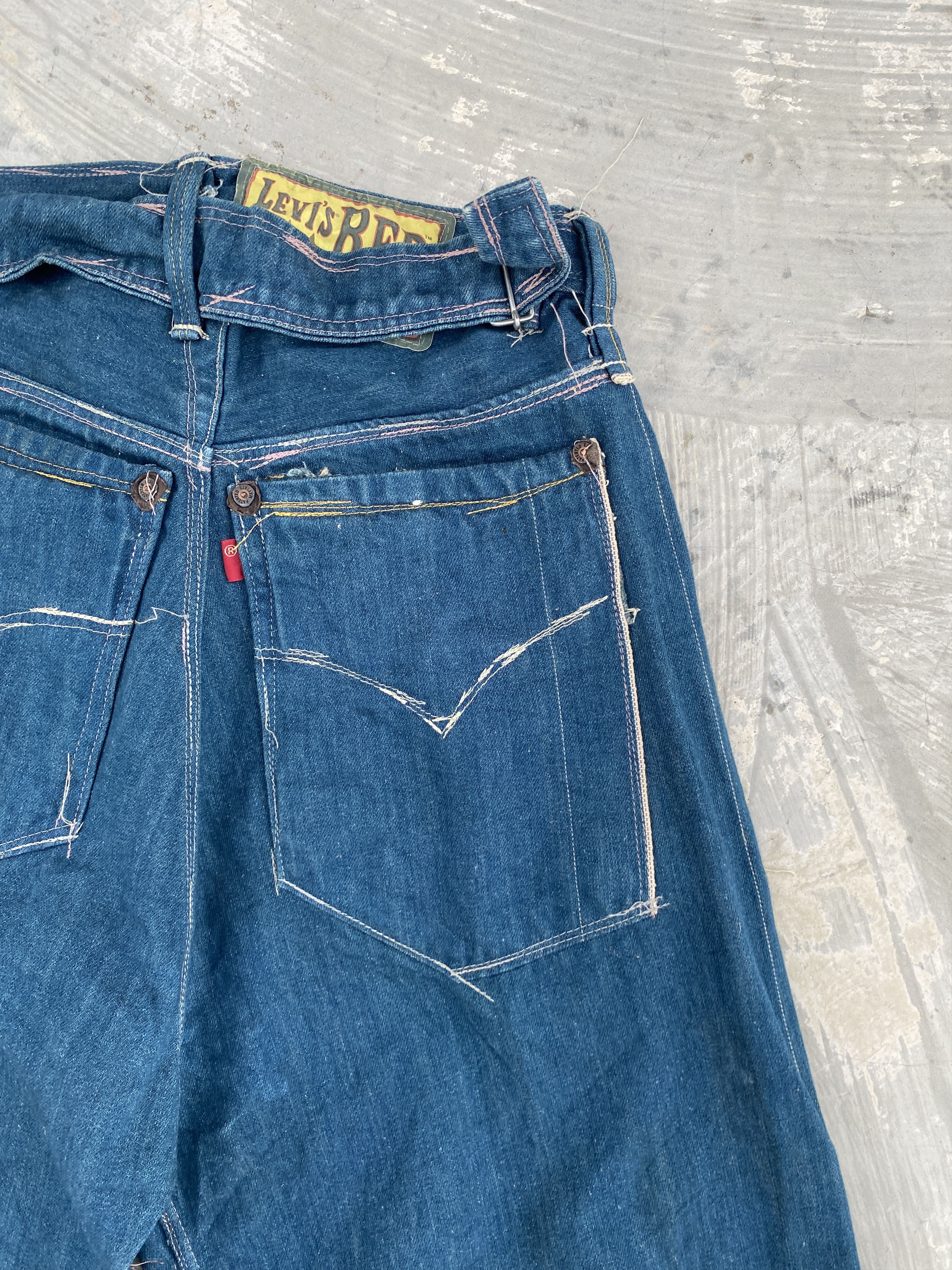 Levis RED Slouch 2009SS Sarrouel Selvedge Jeans