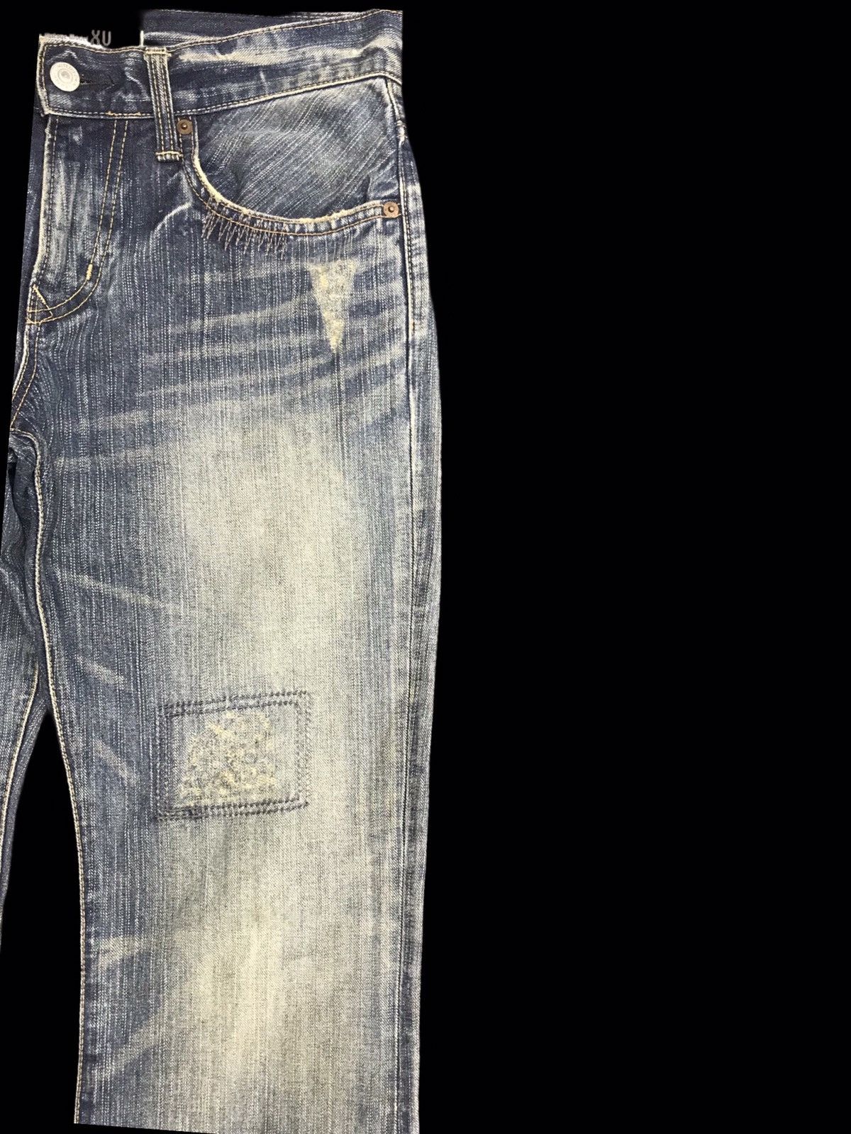 Edwin × Versace 💥FLARE💥 EDWIN DISTRESSED DENIM F48 Size US 31 - 3 Thumbnail