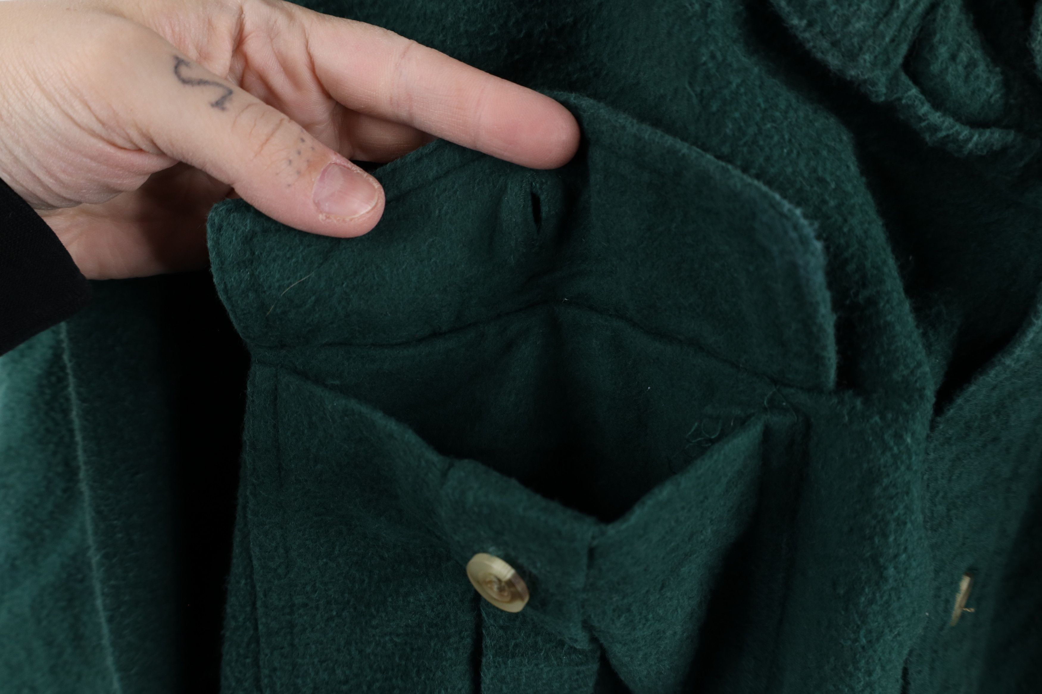 Vintage Vintage 90s Streetwear Heavyweight Chamois Button Shirt Size US XXL / EU 58 / 5 - 6 Thumbnail