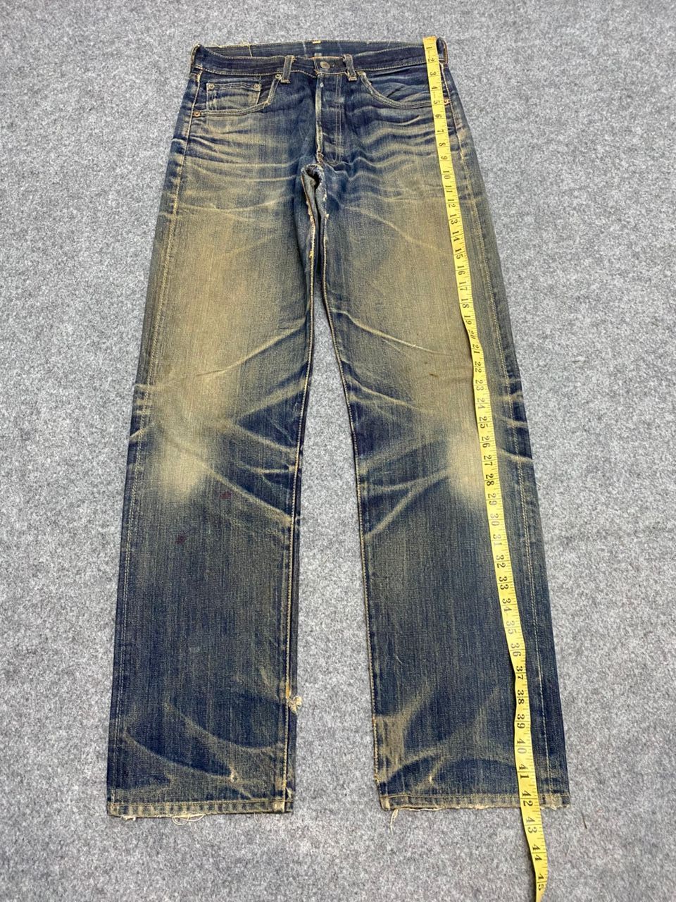 Kapital Vintage Levis 501 Selvedge Distressed Denim Size US 31 - 11 Thumbnail